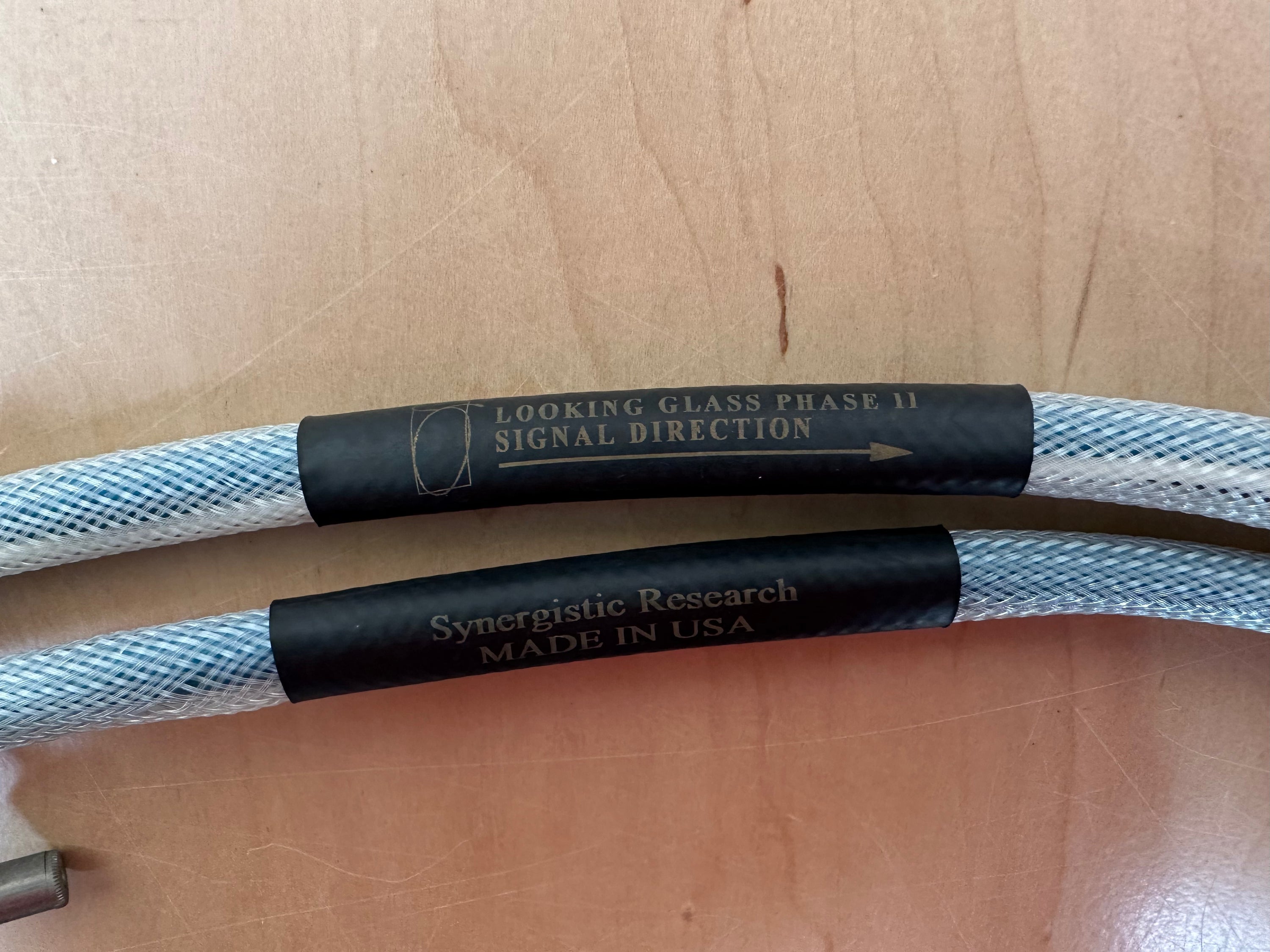 Synergistic Research Looking Glass Phase II XlR Interconnects 1 Meter Pair
