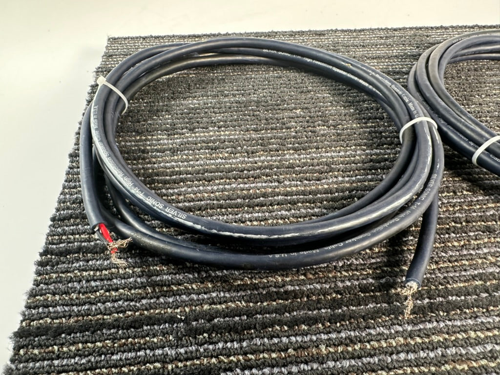 DH Labs Silver Sonic T-14 High Resolution Speaker Cables 13' pair