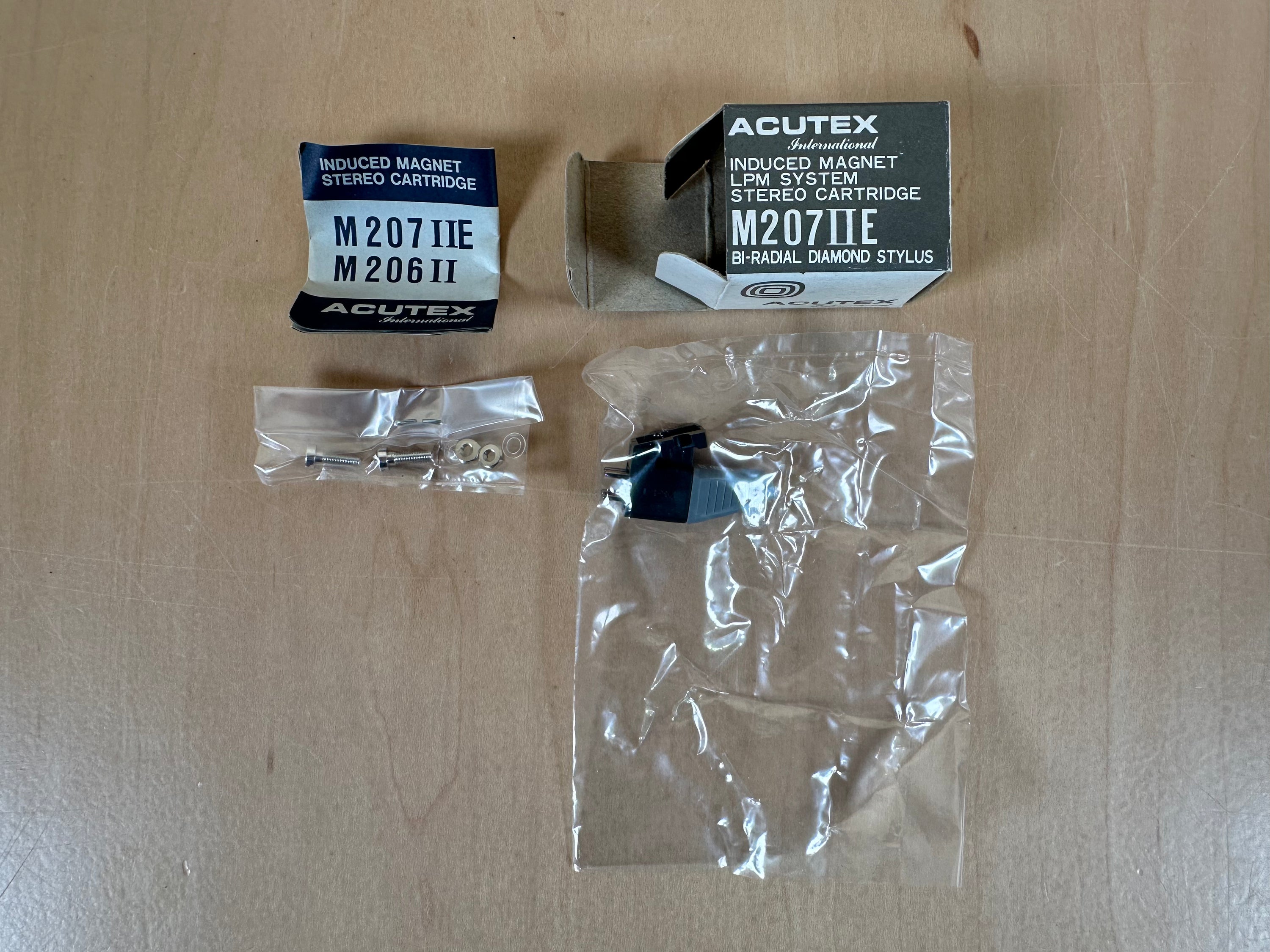 Acutex M207IIE LPM Cartridge w/Bi-Radial Diamond Stylus