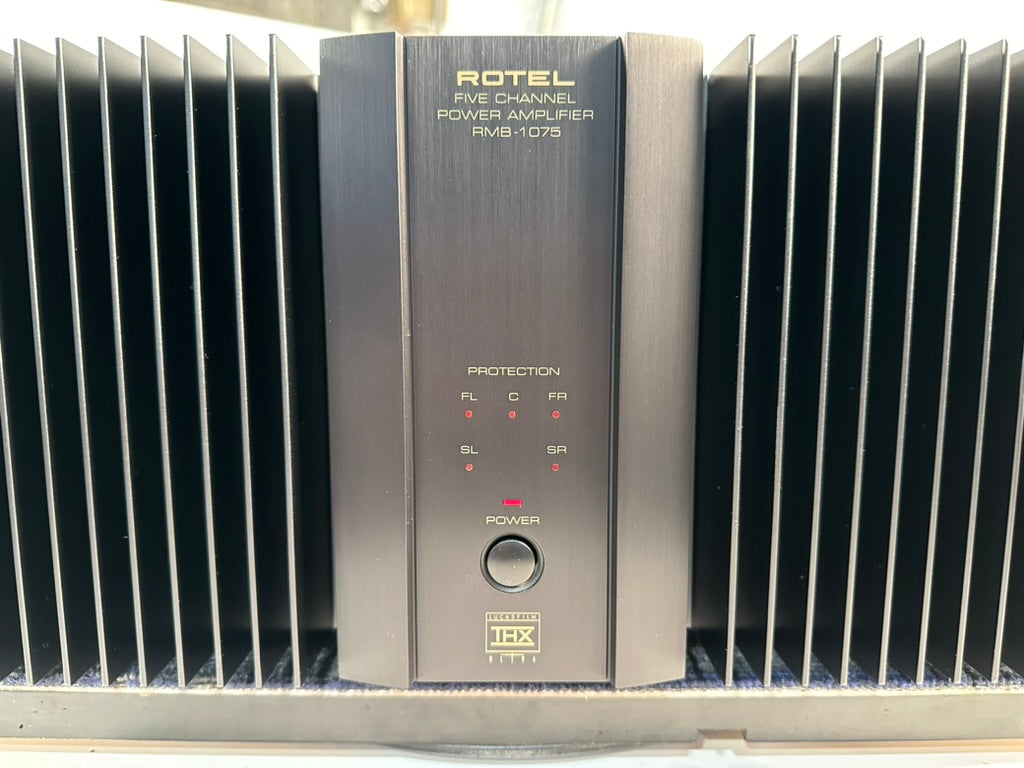 Rotel RMB-1075 5-Channel Power Amplifier 120W/CH @ 8-Ohm All Black Version