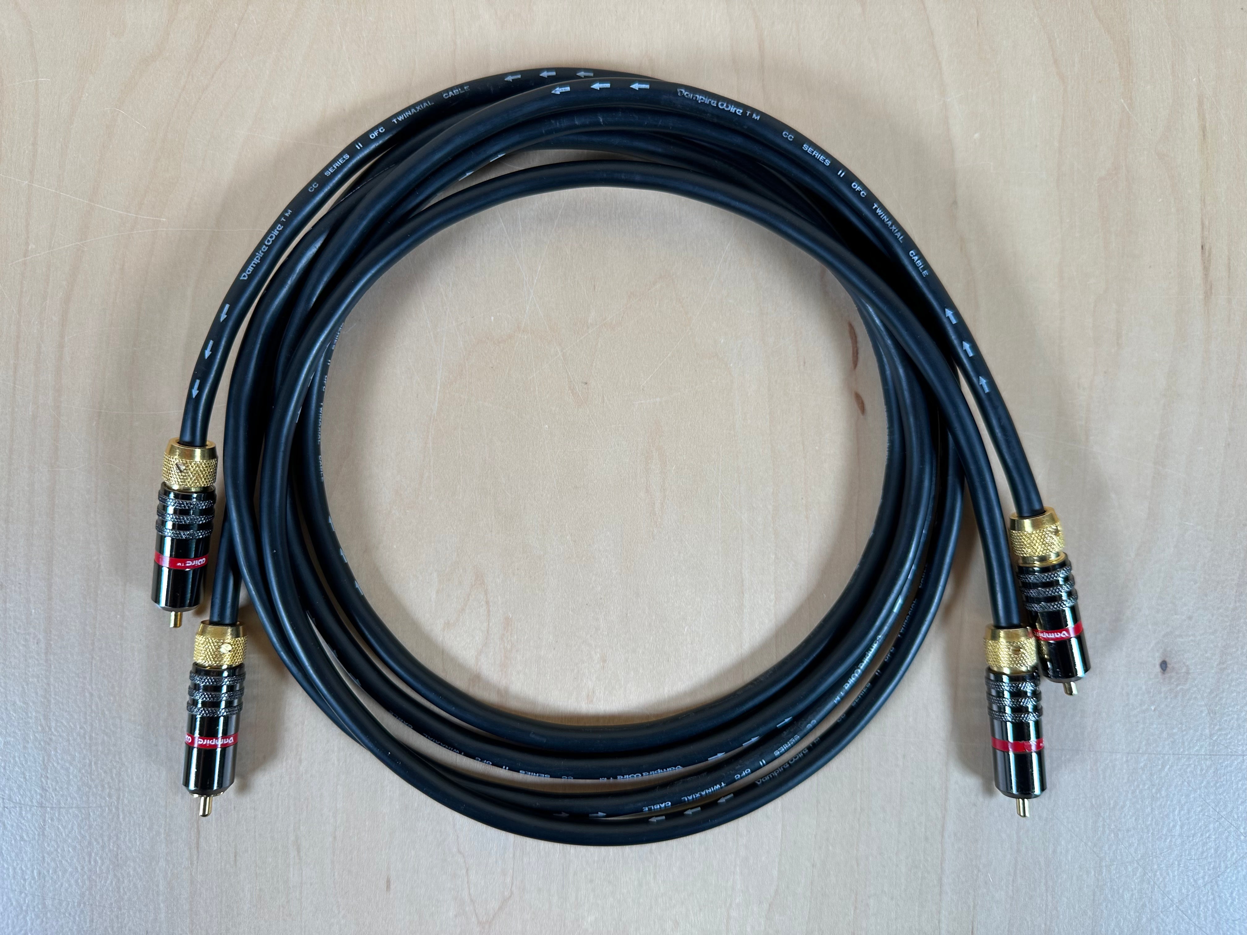 Vampire Wire CC Series II OFC 1.5 Meter Twinaxial RCA Interconnects ...