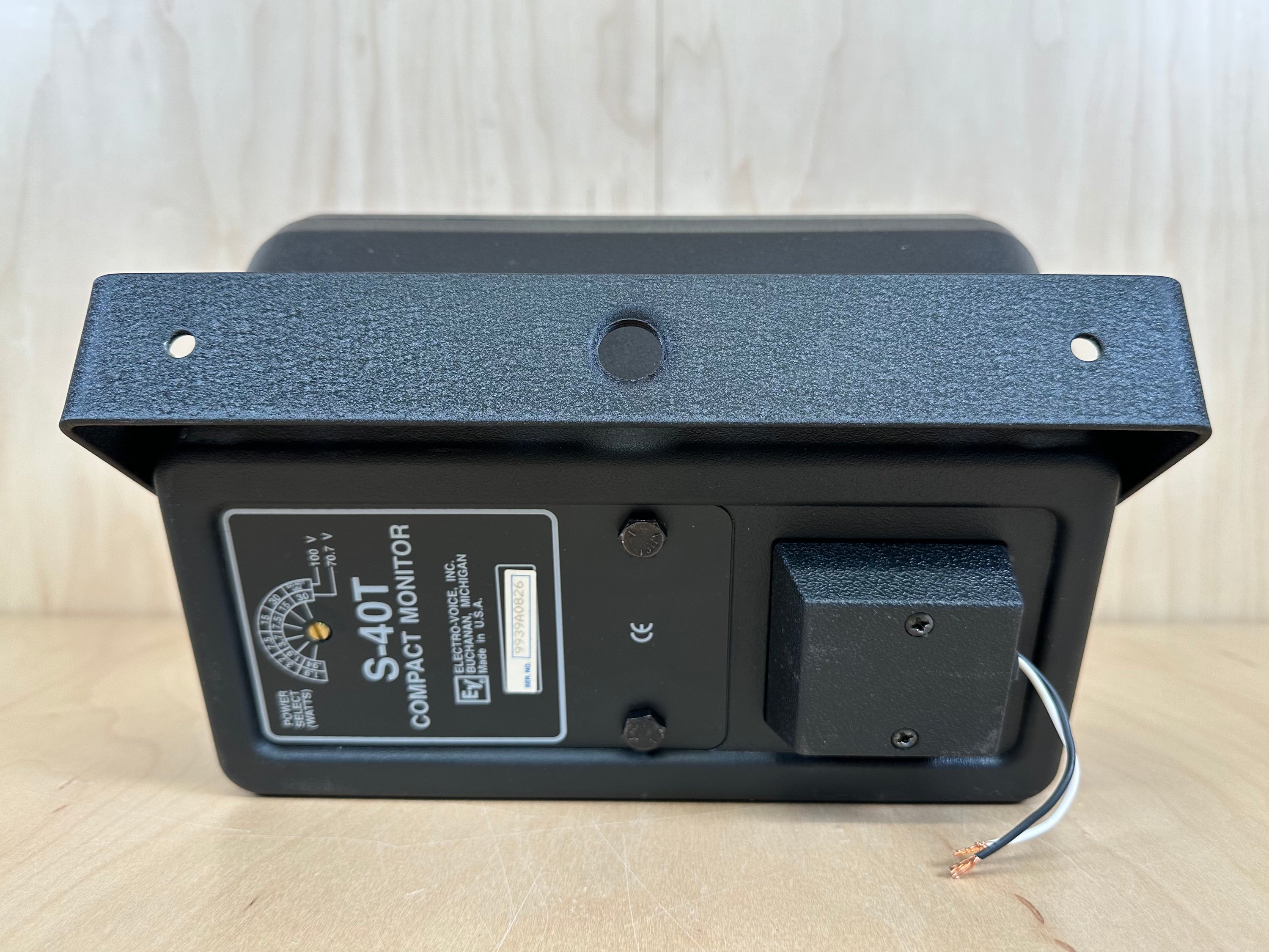 EV Electro-Voice S-40T Compact Monitors Pair w/Mounting Brackets