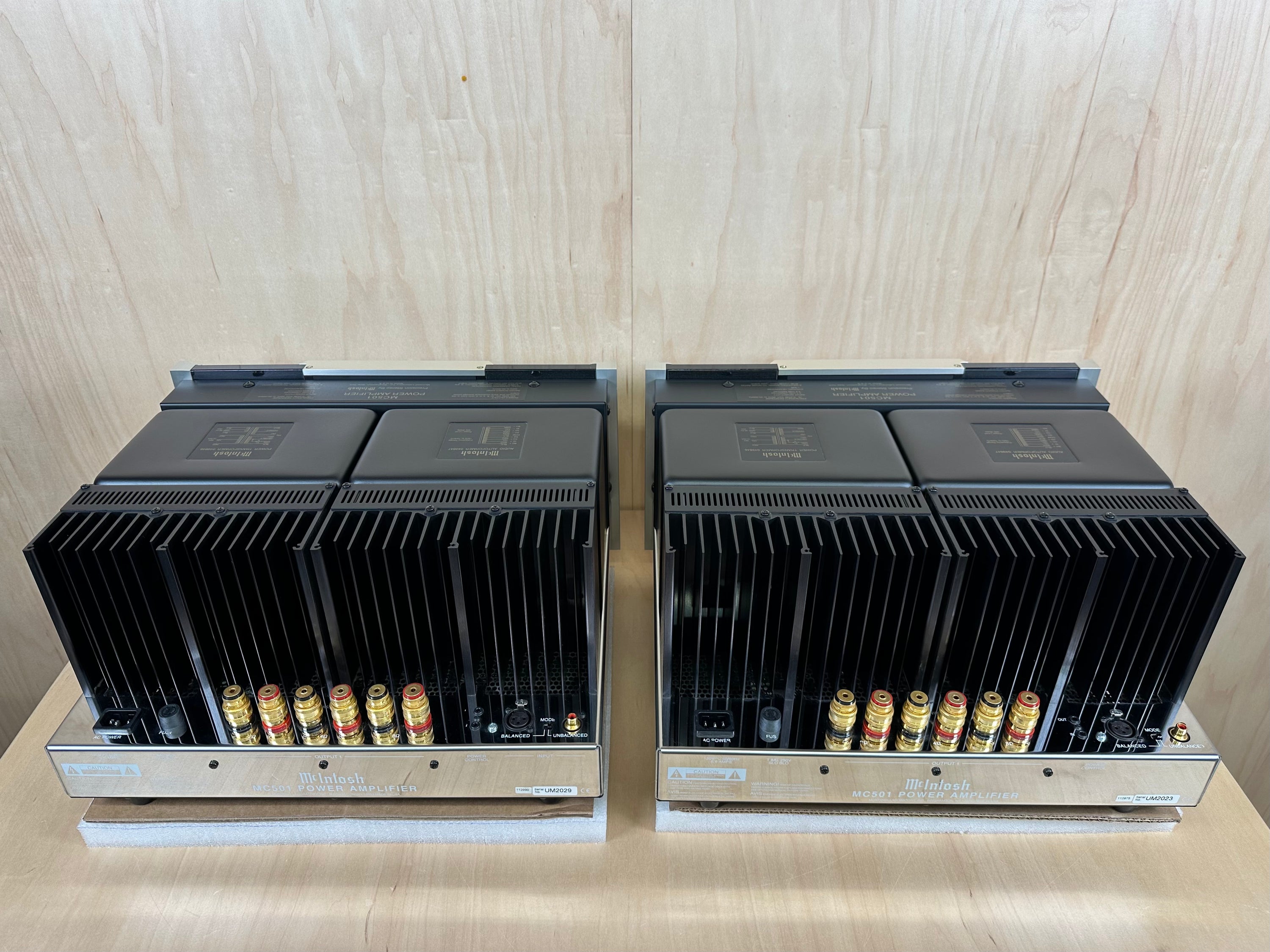 McIntosh MC501 Power Amplifiers (pair)