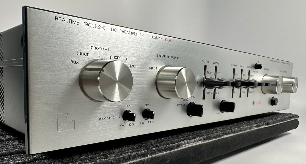 Luxman 5C50 DC Preamplifier Serviced and Re-Capped