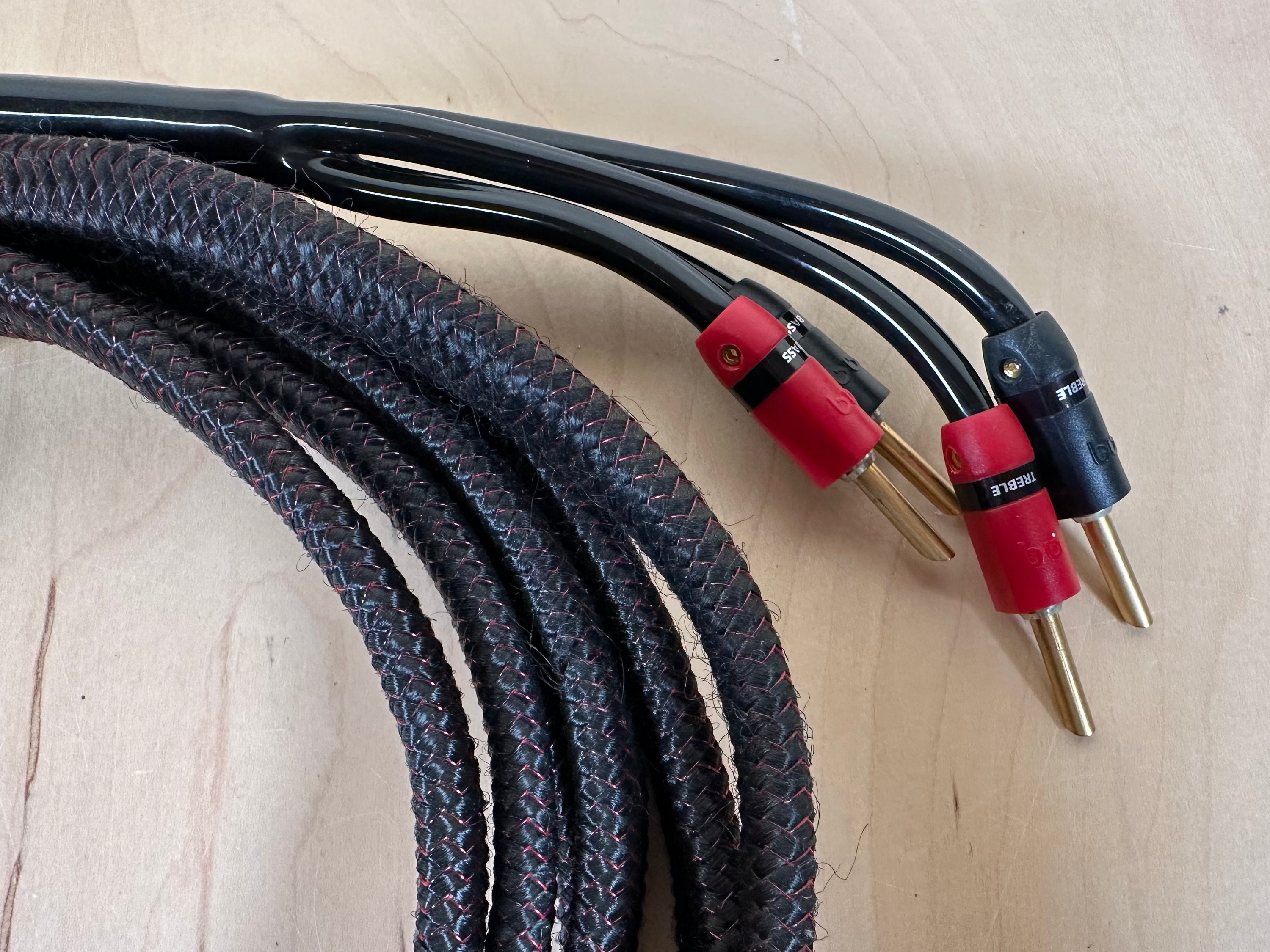 AudioQuest Rocket 33 Bi-Wire Speaker Cables with Banana Jacks 5 Meters