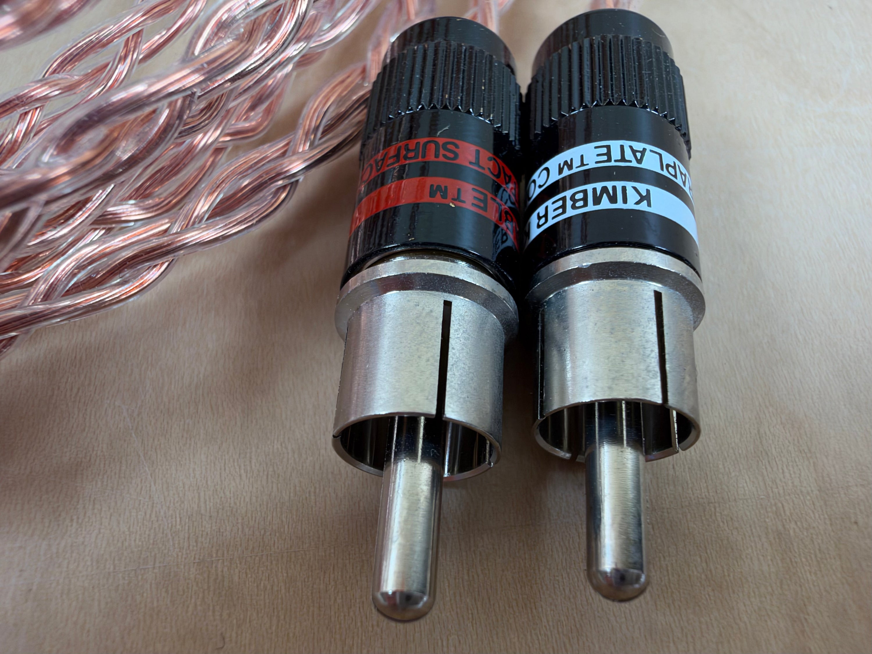 Kimber Kable Timbre RCA Interconnects 2 Meter Pair Ultraplate