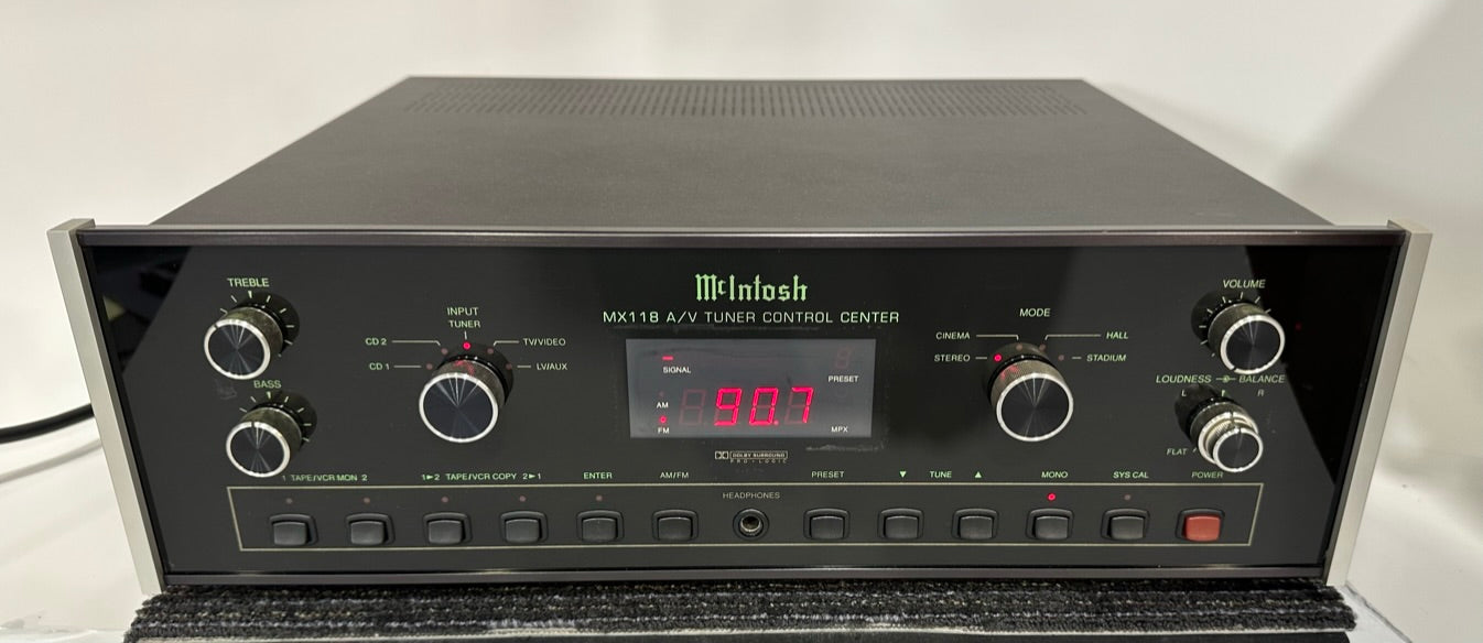 Mcintosh MX118  A/V Tuner Control Center w/Original Remote