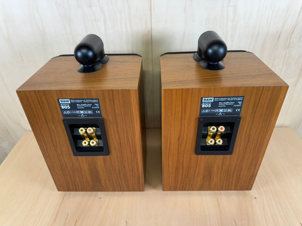 B&W Bowers and Wilkins 805 Matrix Speakers w/consecutive serial numbers