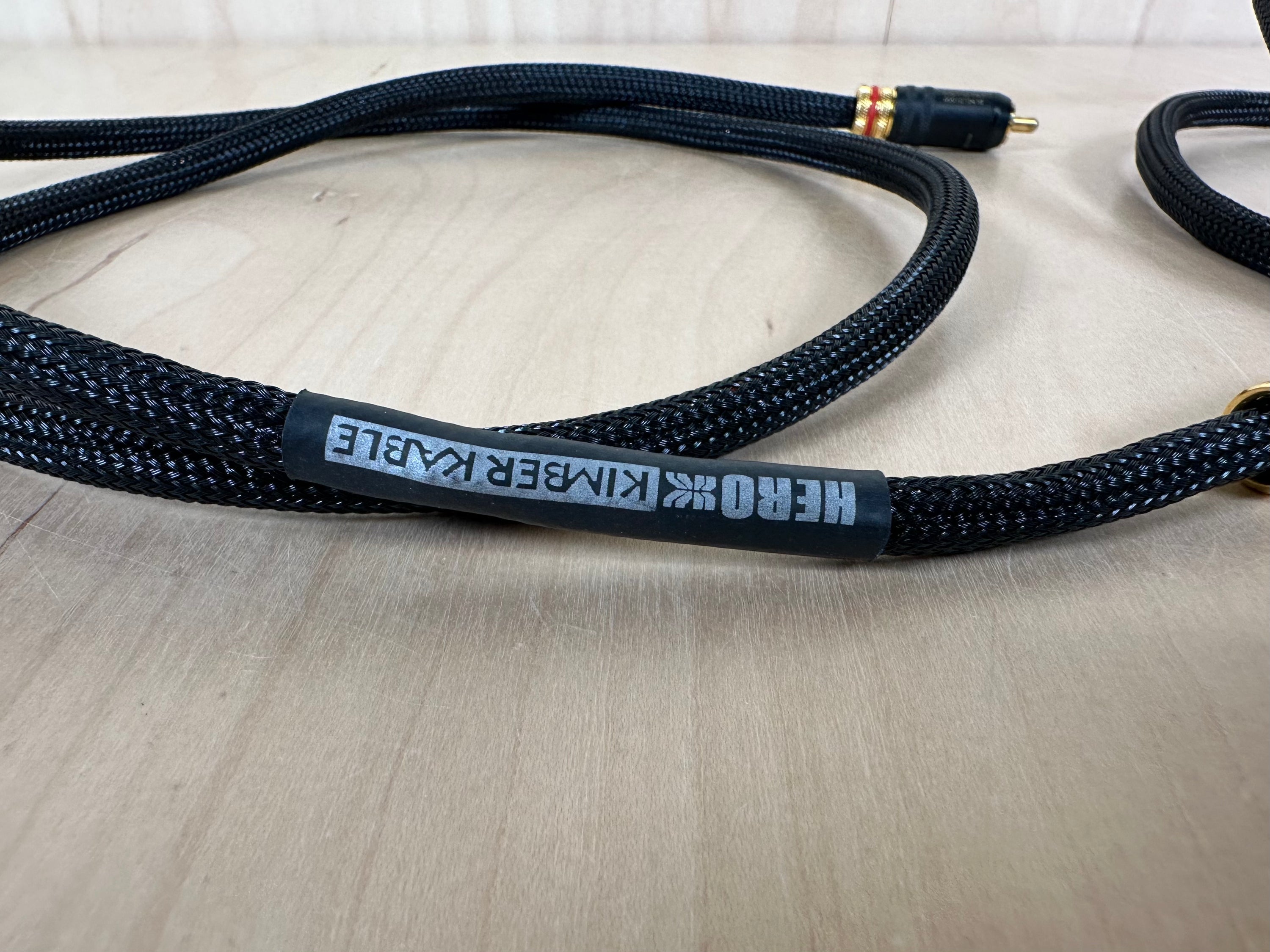 Kimber Kable HERO RCA Interconnects w/WBT-0147 plugs 1 meter PAIR