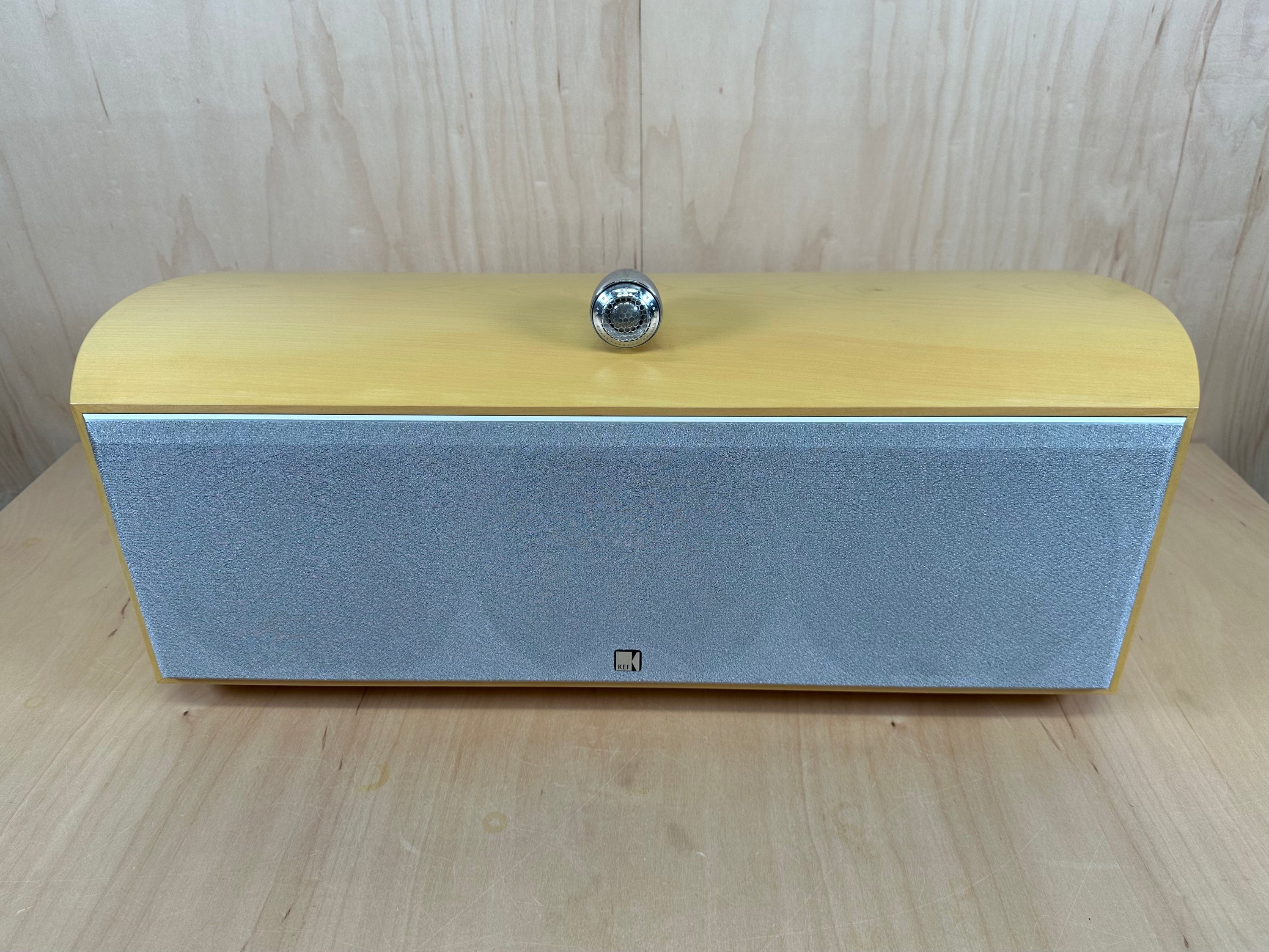 Kef XQ Two C Center Channel Speaker Light Maple w/Kef Rubber Pad