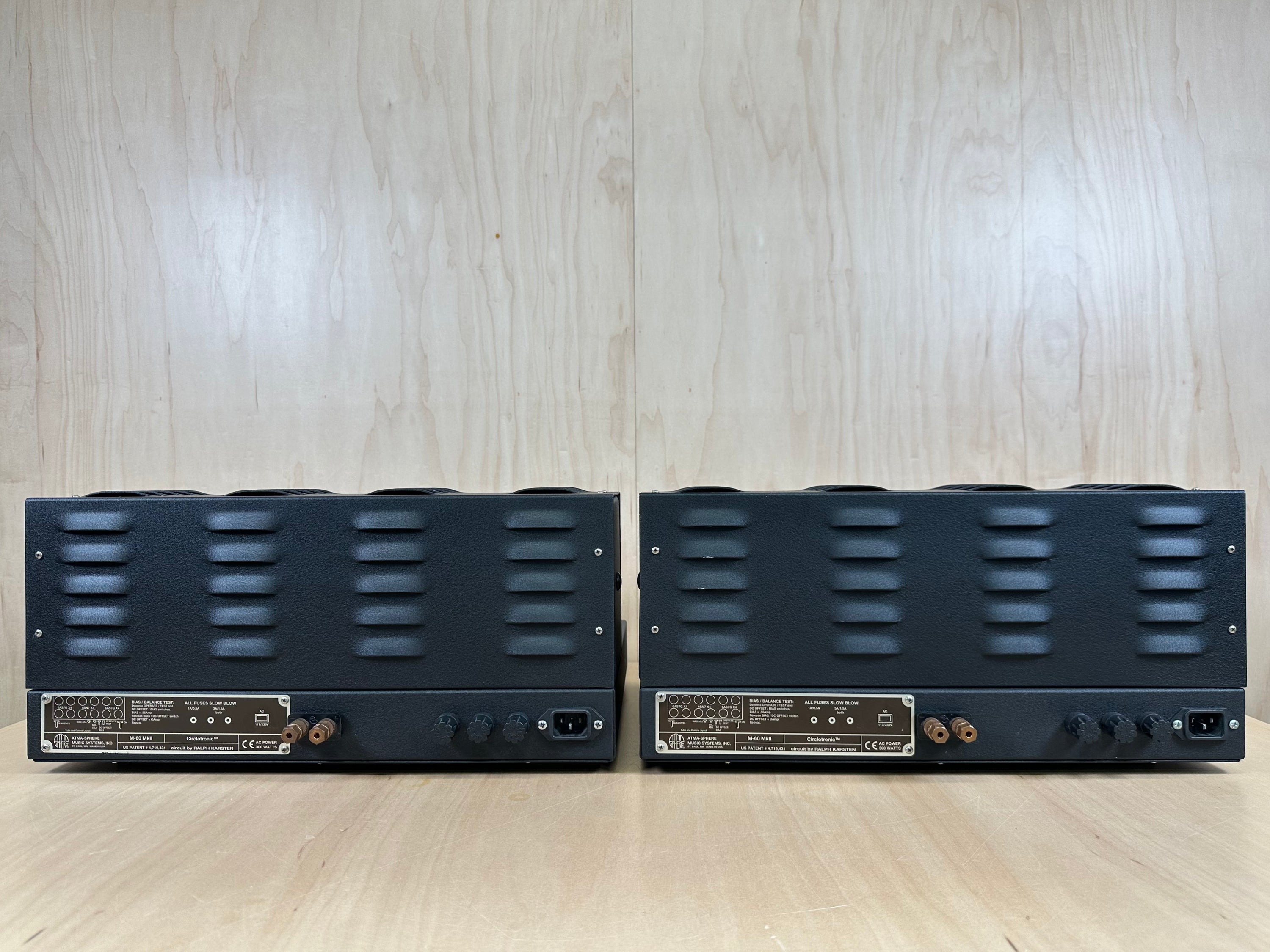 Atma-Sphere Music Systems M-60 MKII OTL Amplifiers