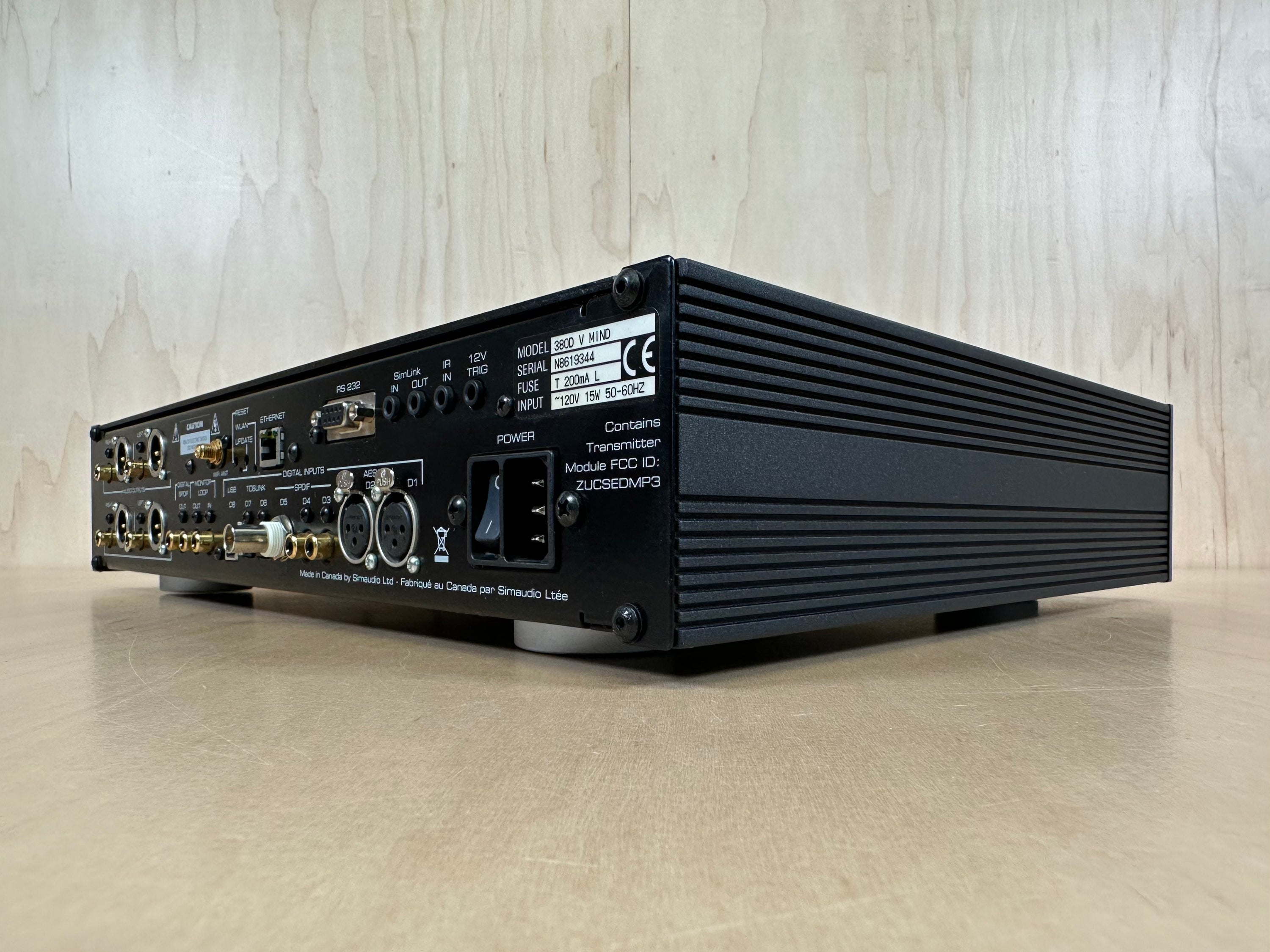 Simaudio Moon 380D V1 DAC w/MiND 1 Streamer, Volume Control, Remote