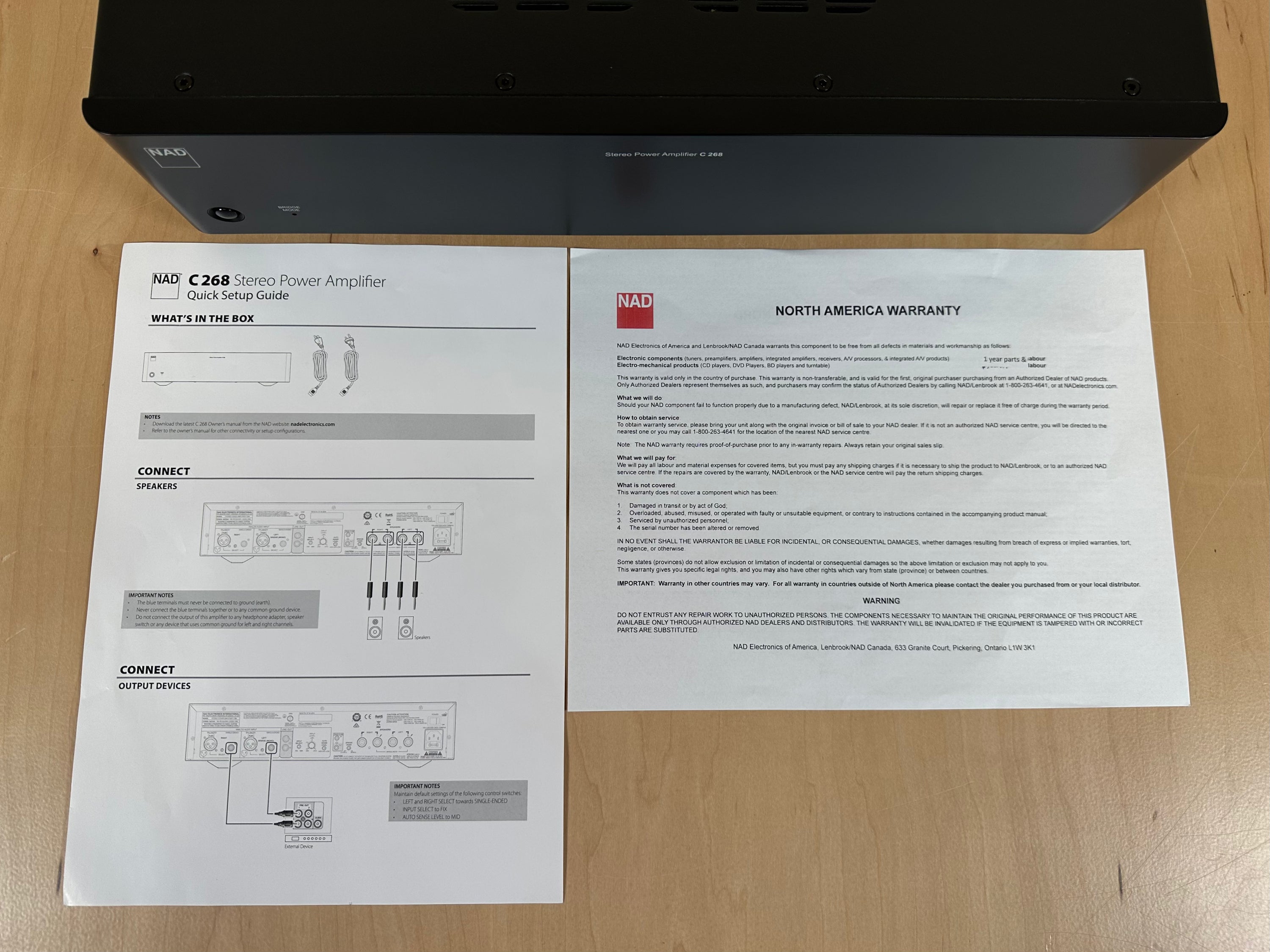 NAD C268 Stereo Amplifier