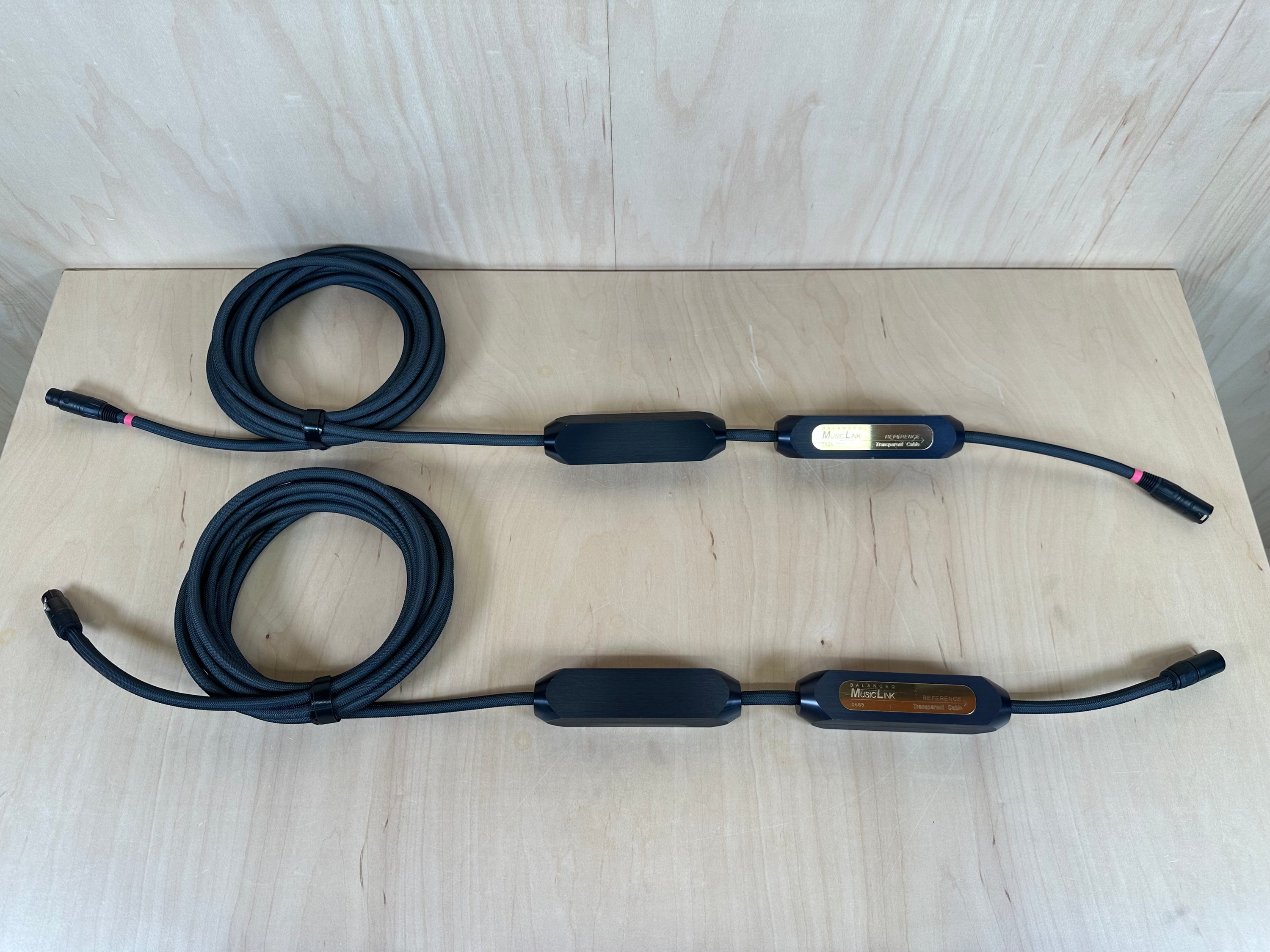 Transparent Audio Musiclink Reference Balanced XLR 6 meter Interconnects