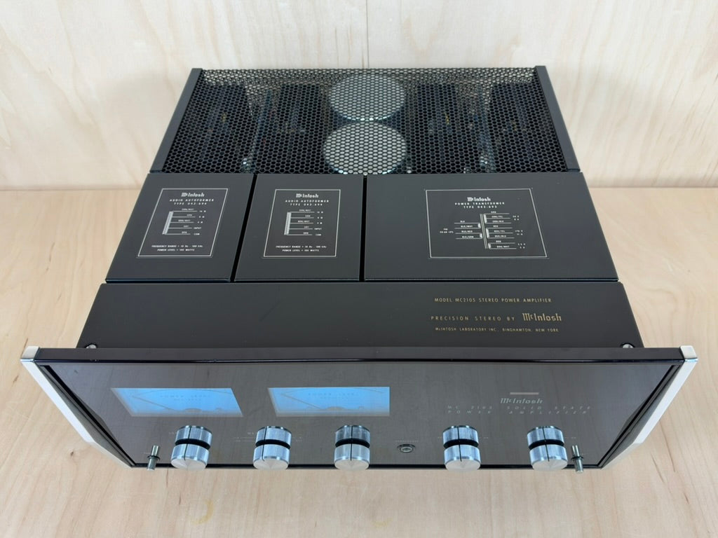 Mcintosh MC2105 Solid State Power Amplifier Serviced w/New Factory Box