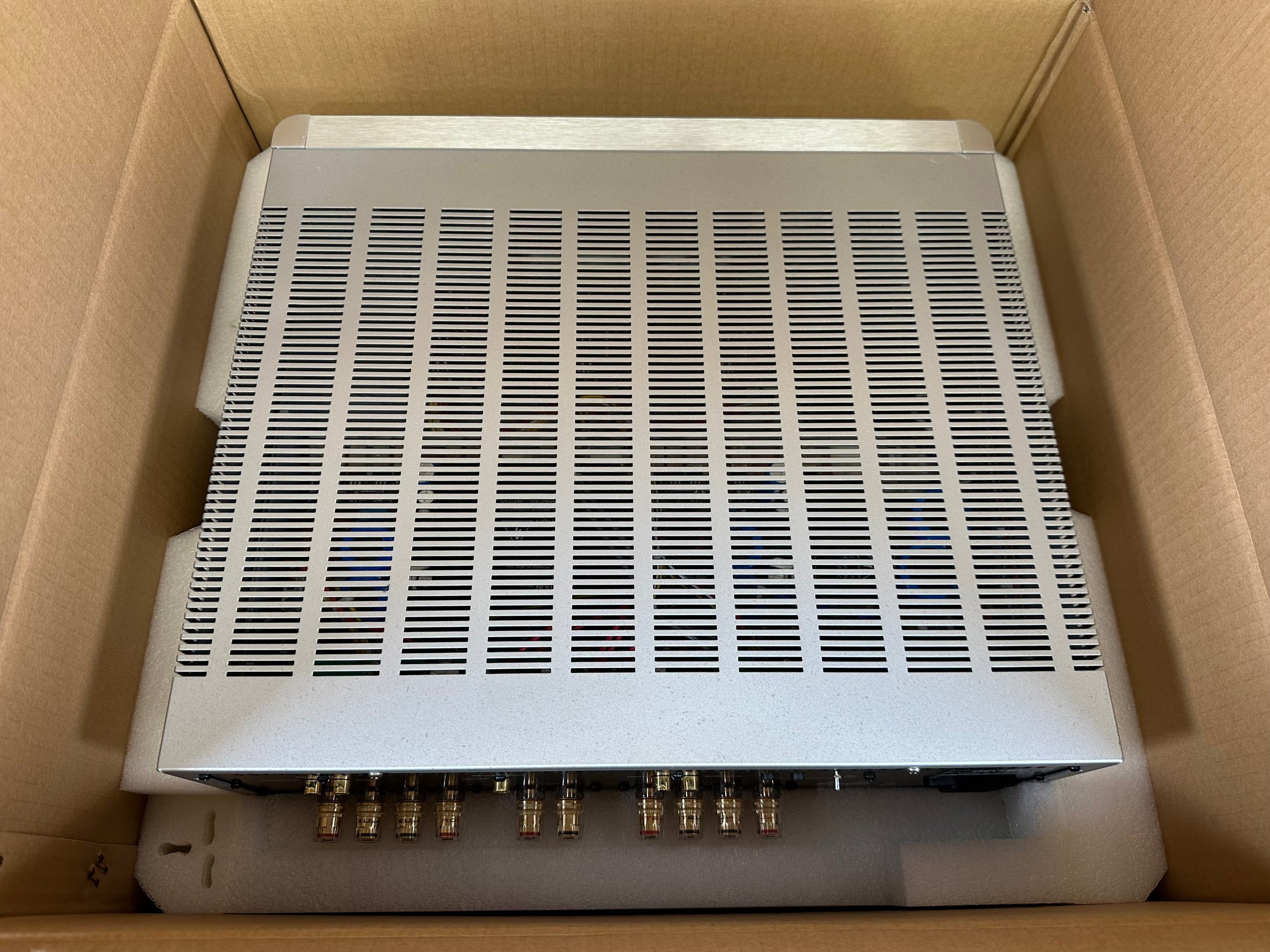 Rotel RMB 1575 Five Channel Amplifier in Silver w/Original Box