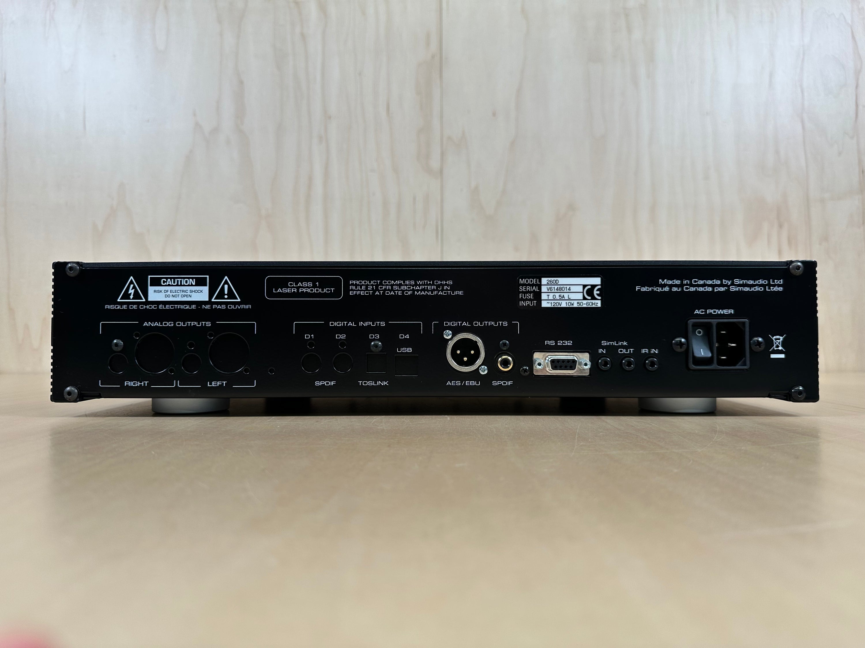 Simaudio Moon 260D CD Transport w/Remote and Original Box