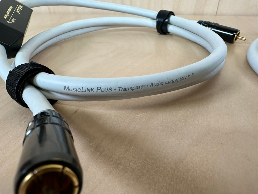 Transparent MusicLink Plus RCA Interconnects 1.5 meters