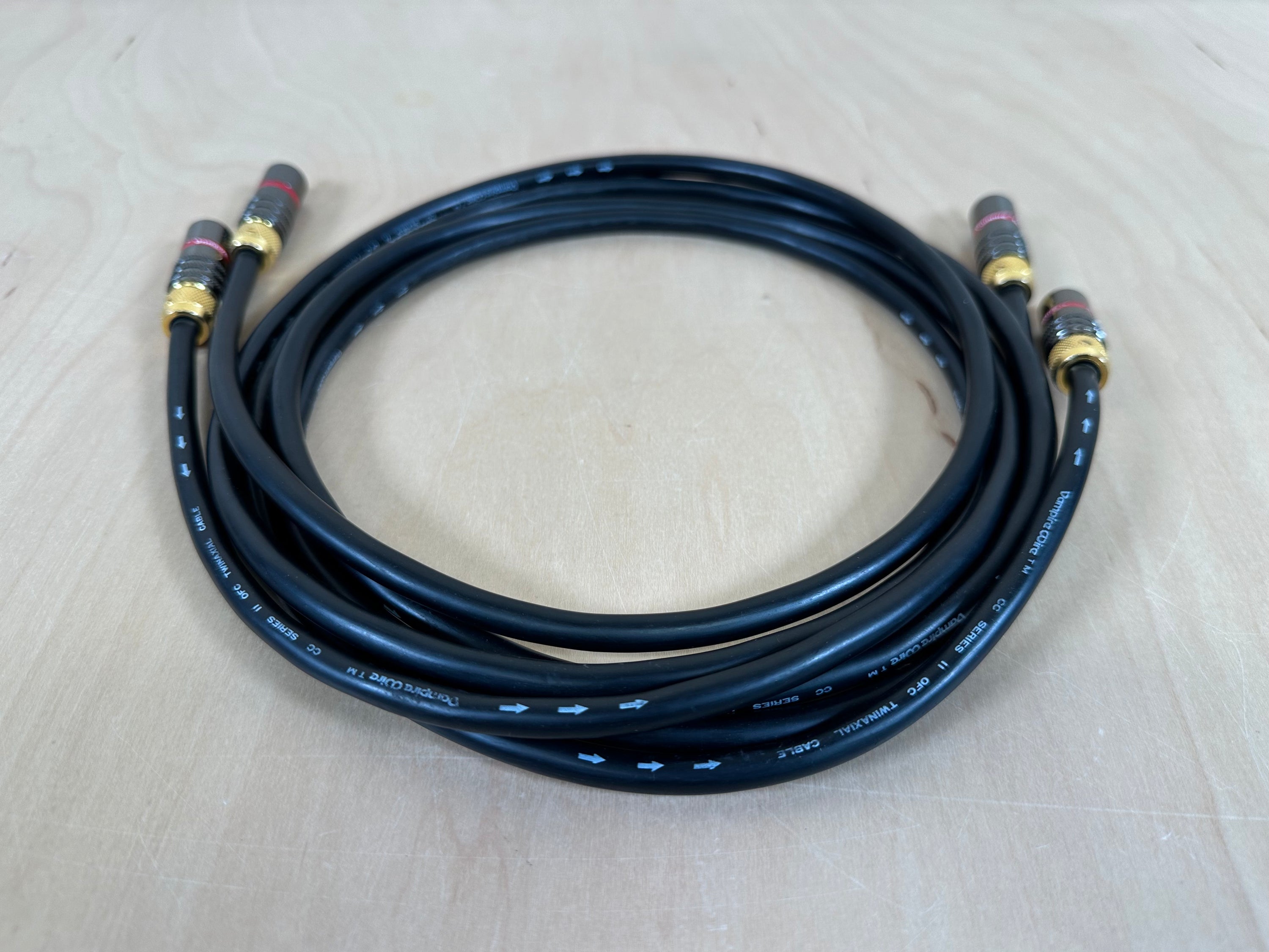 Vampire Wire CC Series II OFC 1.5 Meter Twinaxial RCA Interconnects