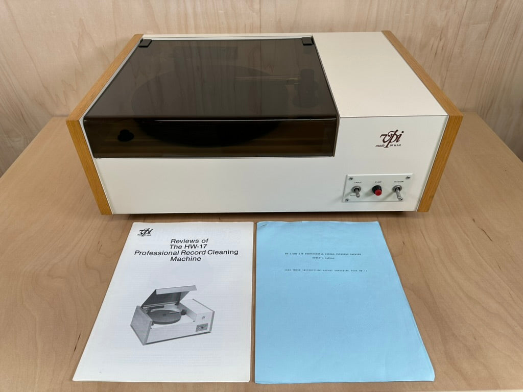 VPI HW-17 Semi Automatic Record Cleaner Serviced  			