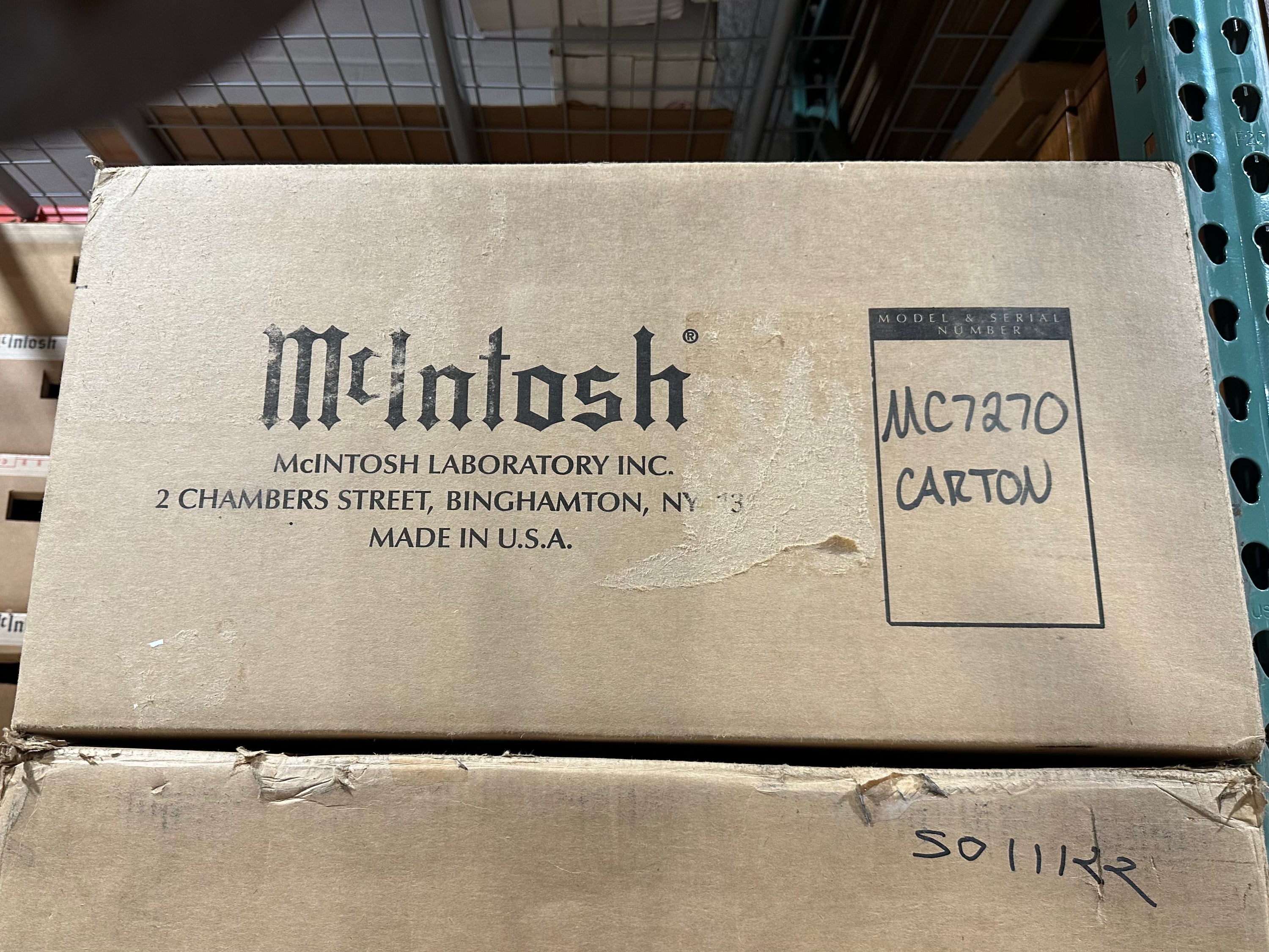 McIntosh MC7270 Digital Dynamic Stereo Power Amplifier
