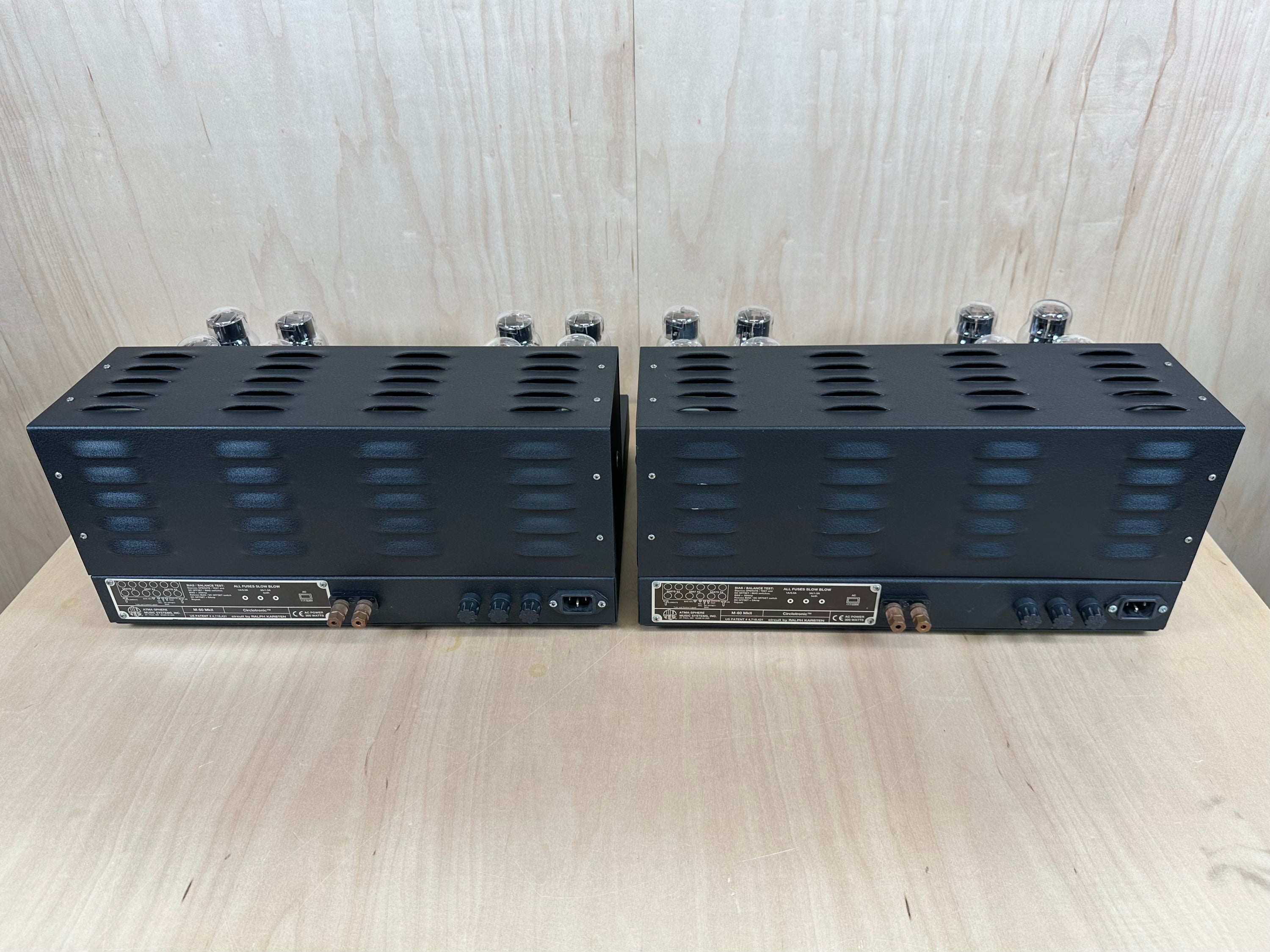 Atma-Sphere Music Systems M-60 MKII OTL Amplifiers