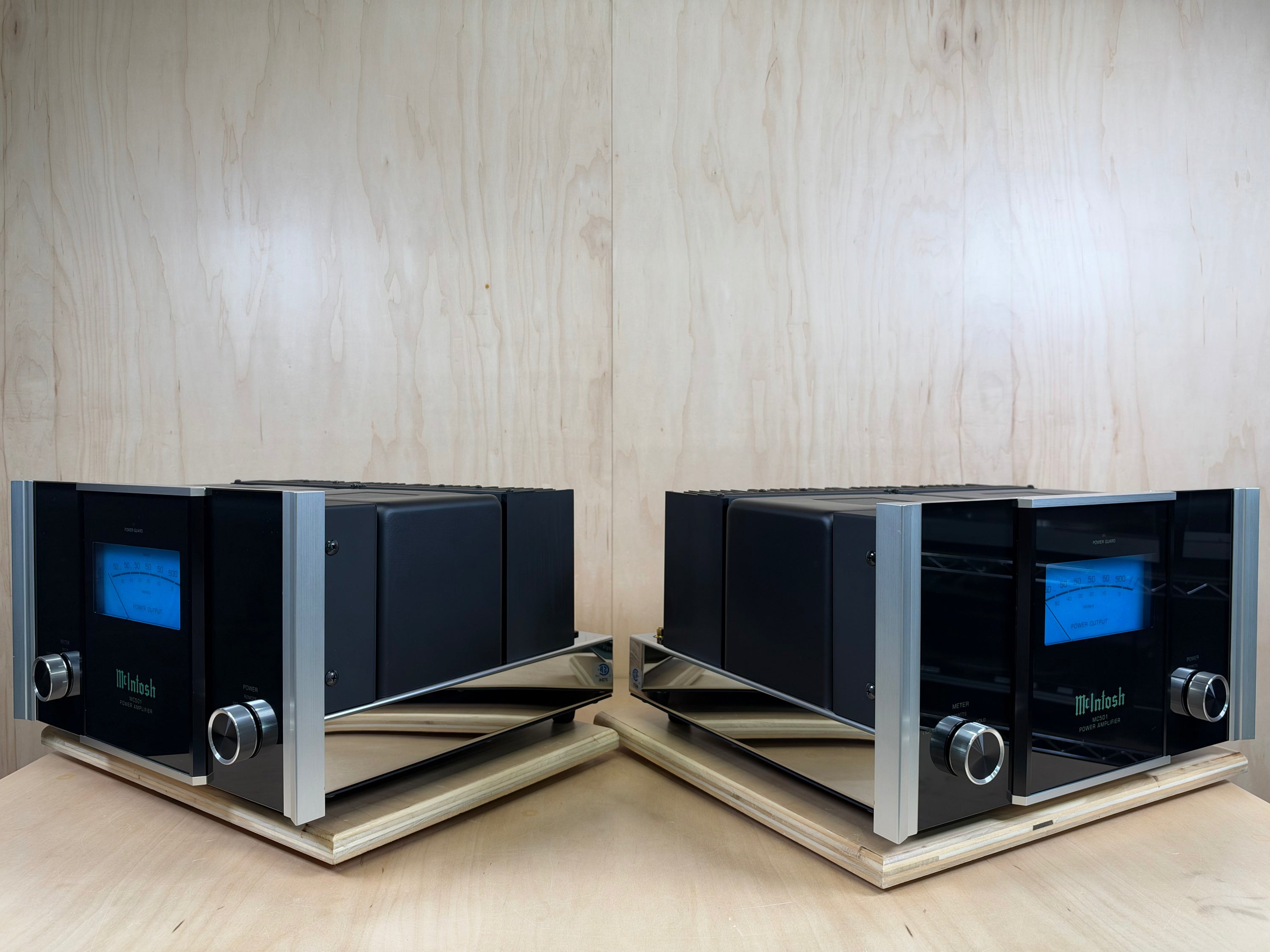 McIntosh MC501 Power Amplifiers w/ Consecutive Serial Numbers
