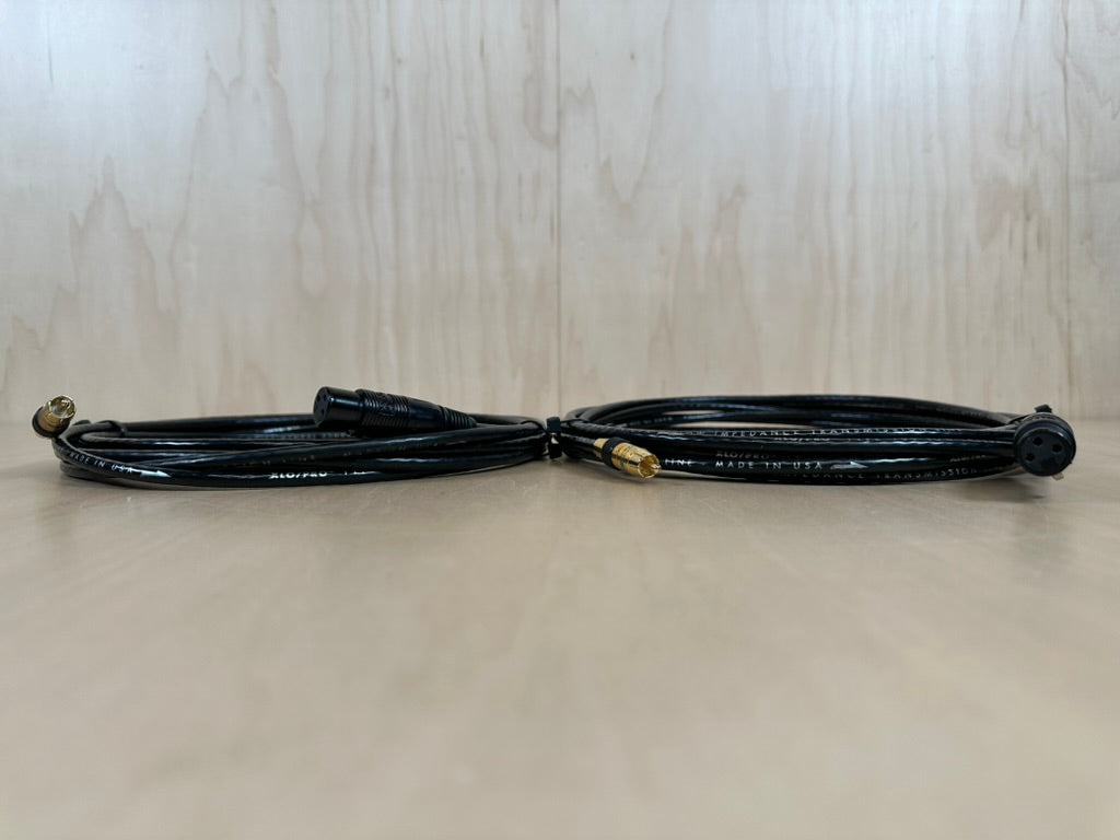 XLO/PRO 102 XLR to RCA Interconnects 5 Meters Factory Custom