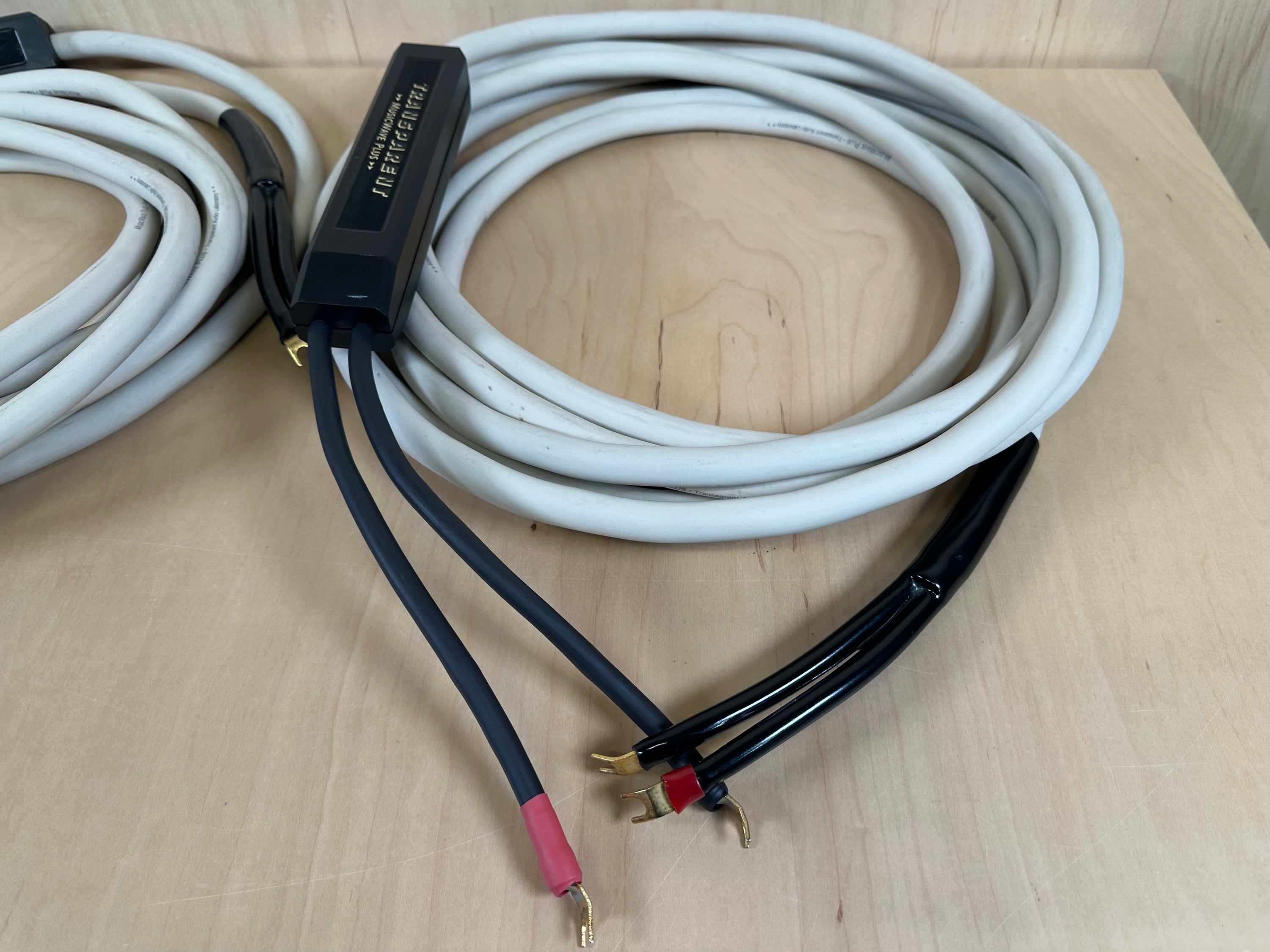 Transparent Audio Musicwave Plus 25' Speaker Cables w/Spade Connectors