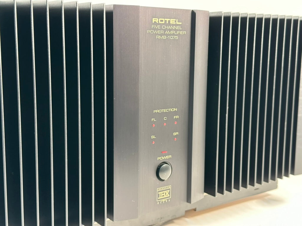 Rotel RMB-1075 5-Channel Power Amplifier 120W/CH @ 8-Ohm All Black Version