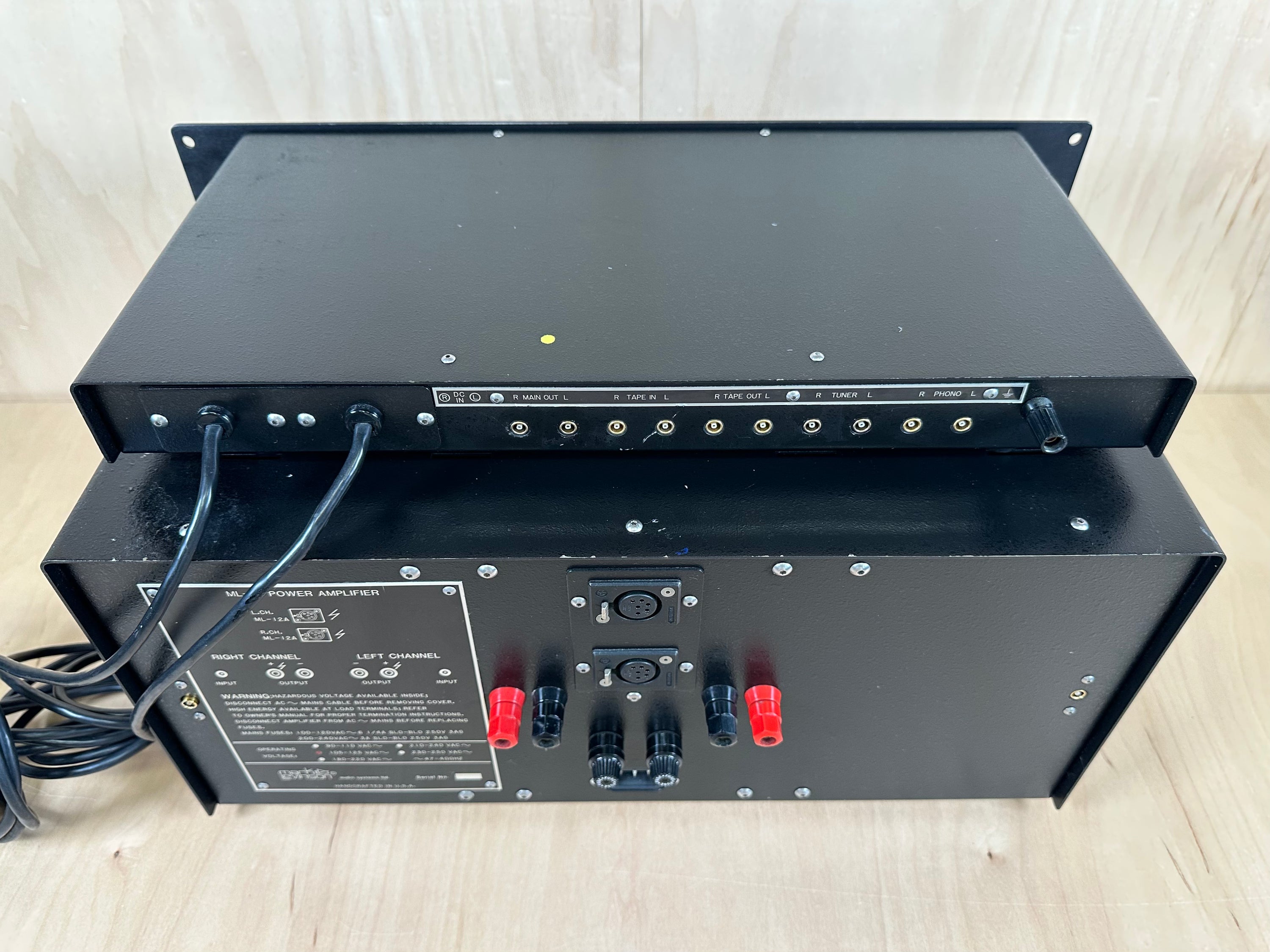 Mark Levinson ML-12A Preamp And ML-11 Power Amp READ
