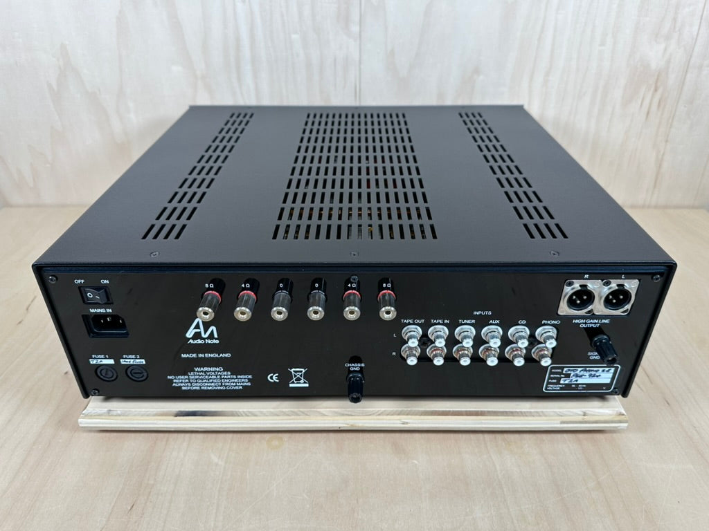 Audio Note OTO Phono SE OJAS Limited Edition Integrated Tube Amp