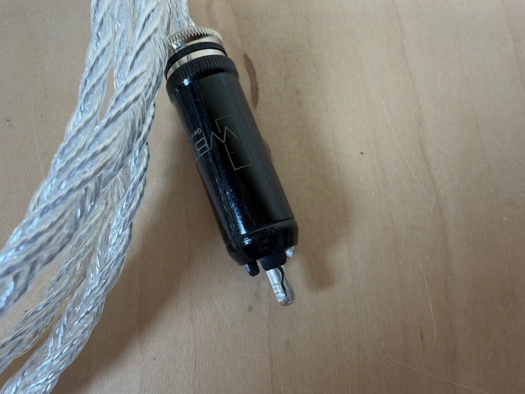 Kimber Kable TGDL 2 Meter RCA Digital/Analog Interconnect WBT-0102 Ag fittings (single cable)
