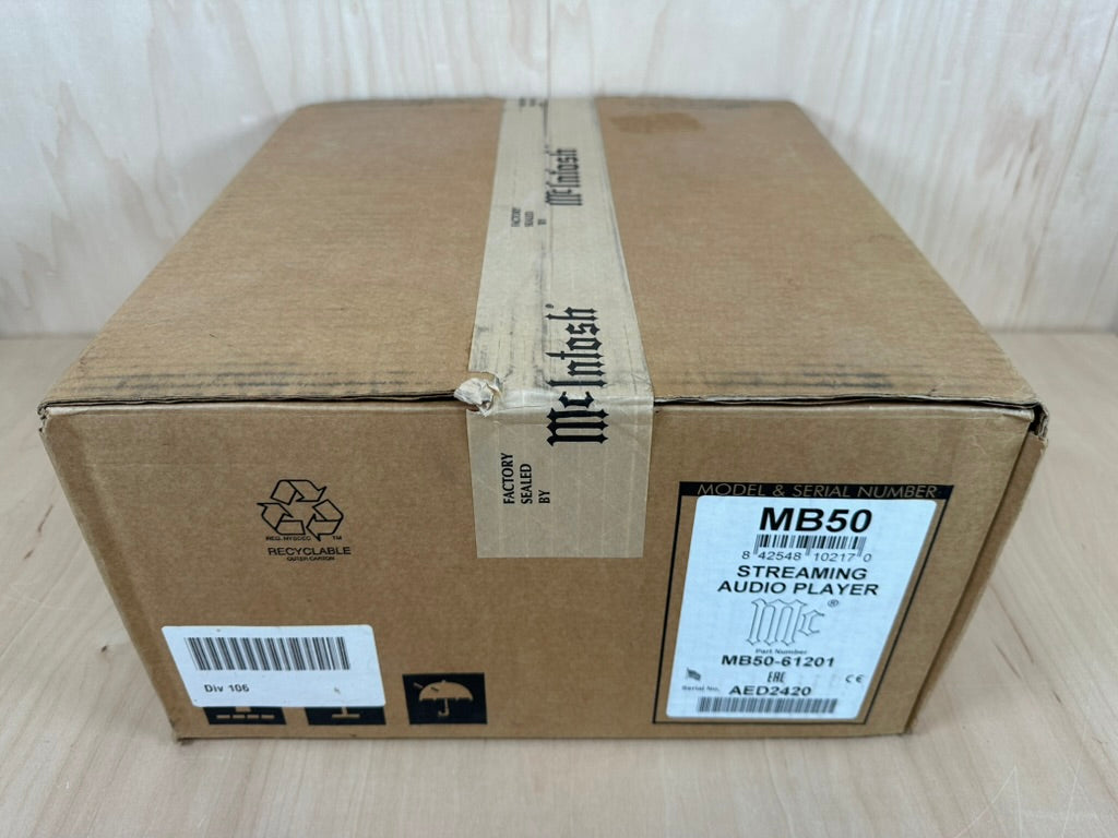 Mcintosh MB50 Streaming Audio Player New In Box