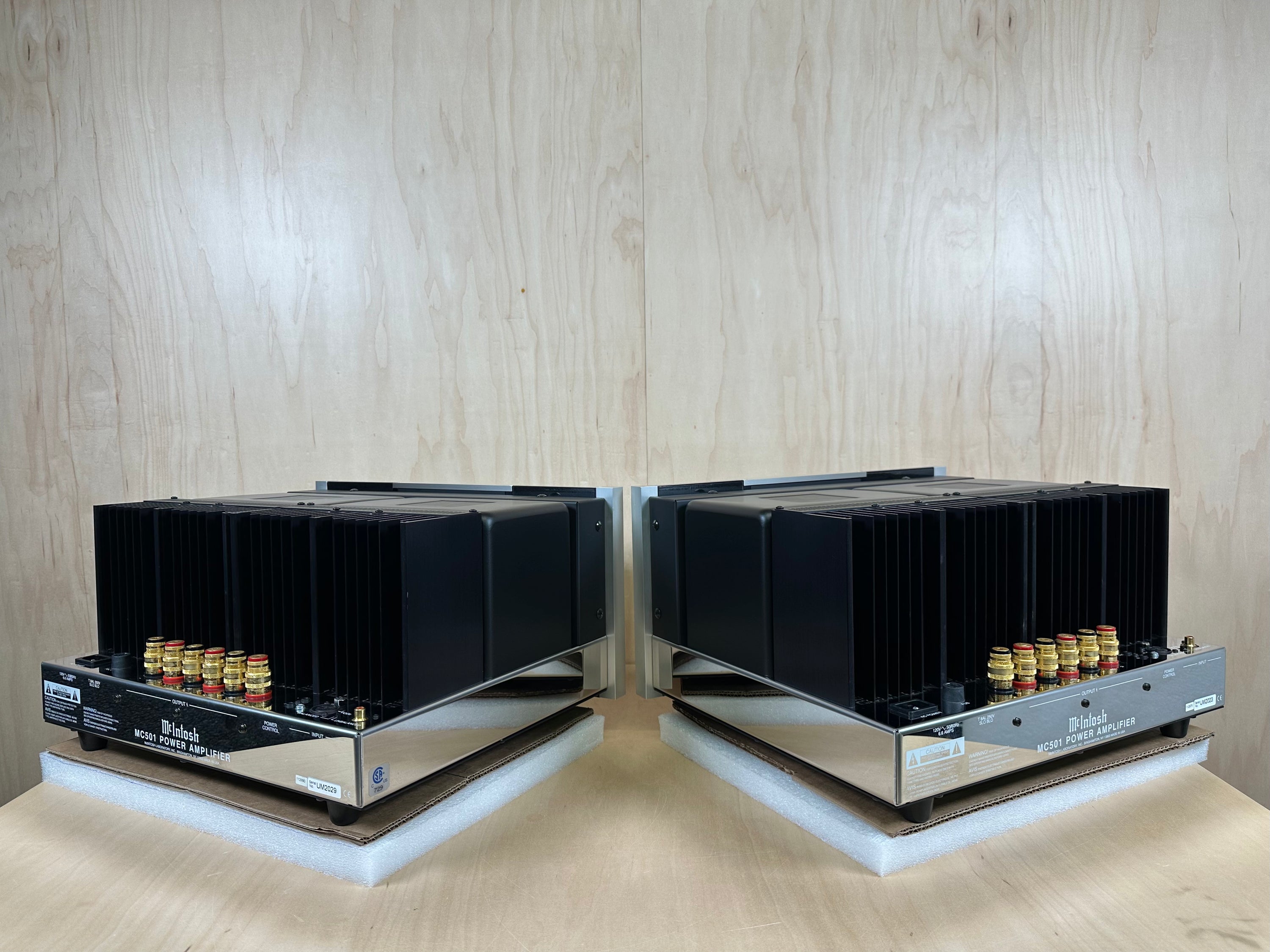 McIntosh MC501 Power Amplifiers (pair)