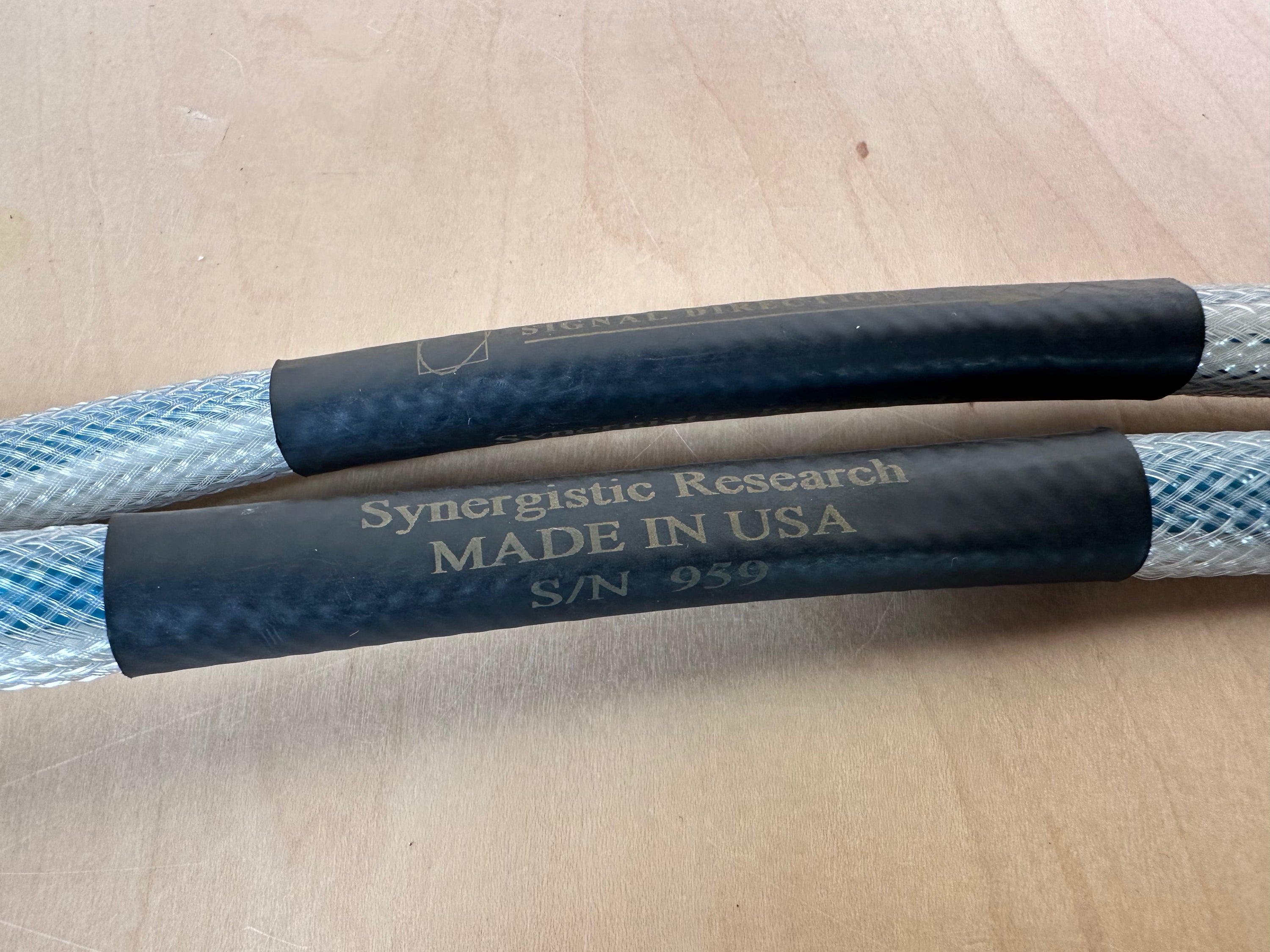 Synergistic Research Looking Glass Phase II XlR Interconnects 1 Meter Pair