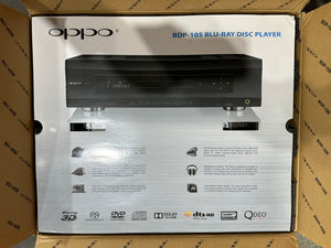 Oppo BDP-105 SACD Player w/Remote Original Packaging