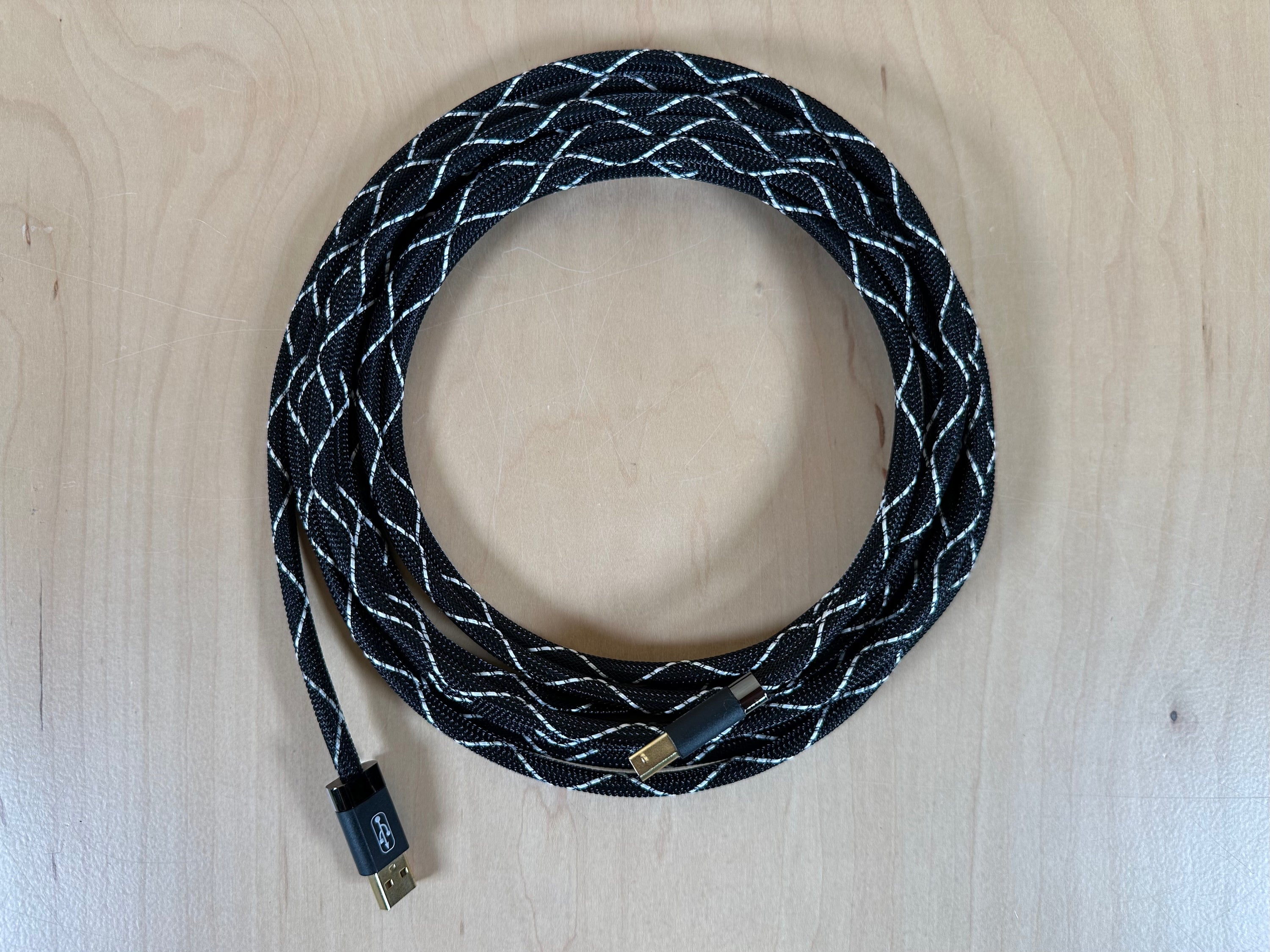 DH Labs Silver Sonic 5 Meter USB Cable