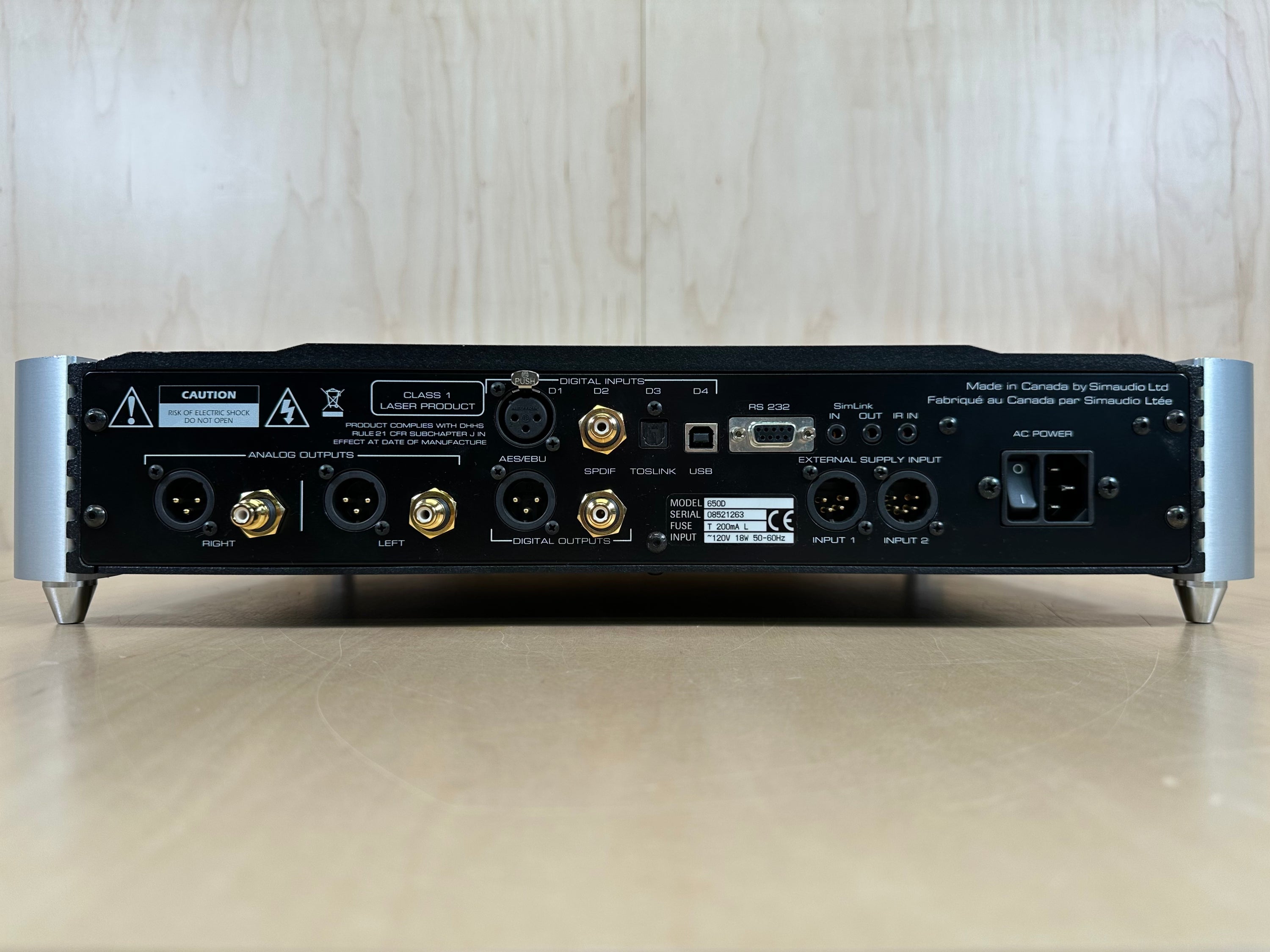 Simaudio Moon 650D DAC/CD Transport