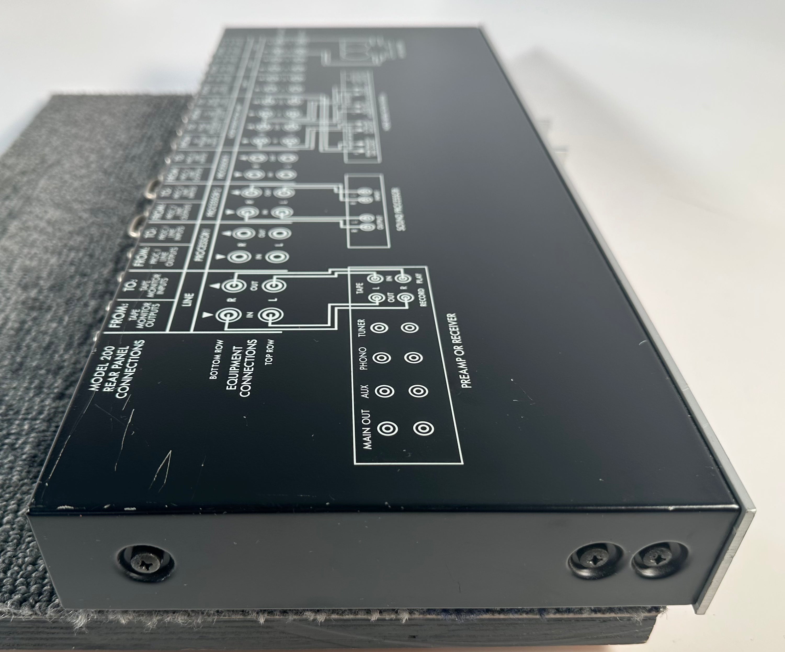 DBX 200 Recording Technology Series Program Route Selector