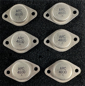 ARC 4800A PNP Transistors From Sumo Andromeda Amplifier Lot of 6