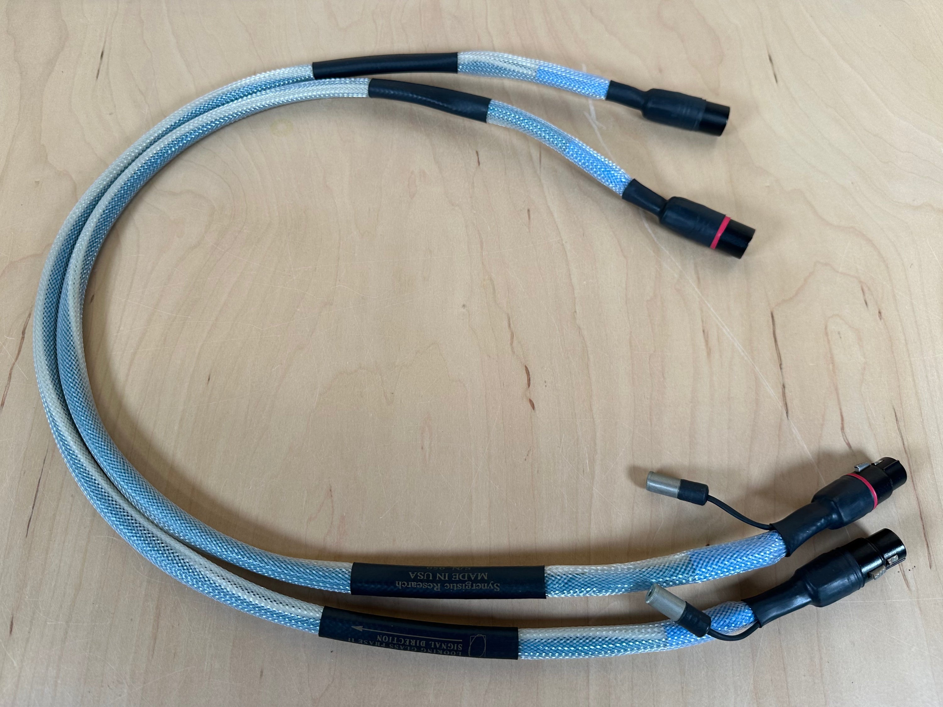 Synergistic Research Looking Glass Phase II XlR Interconnects 1 Meter Pair