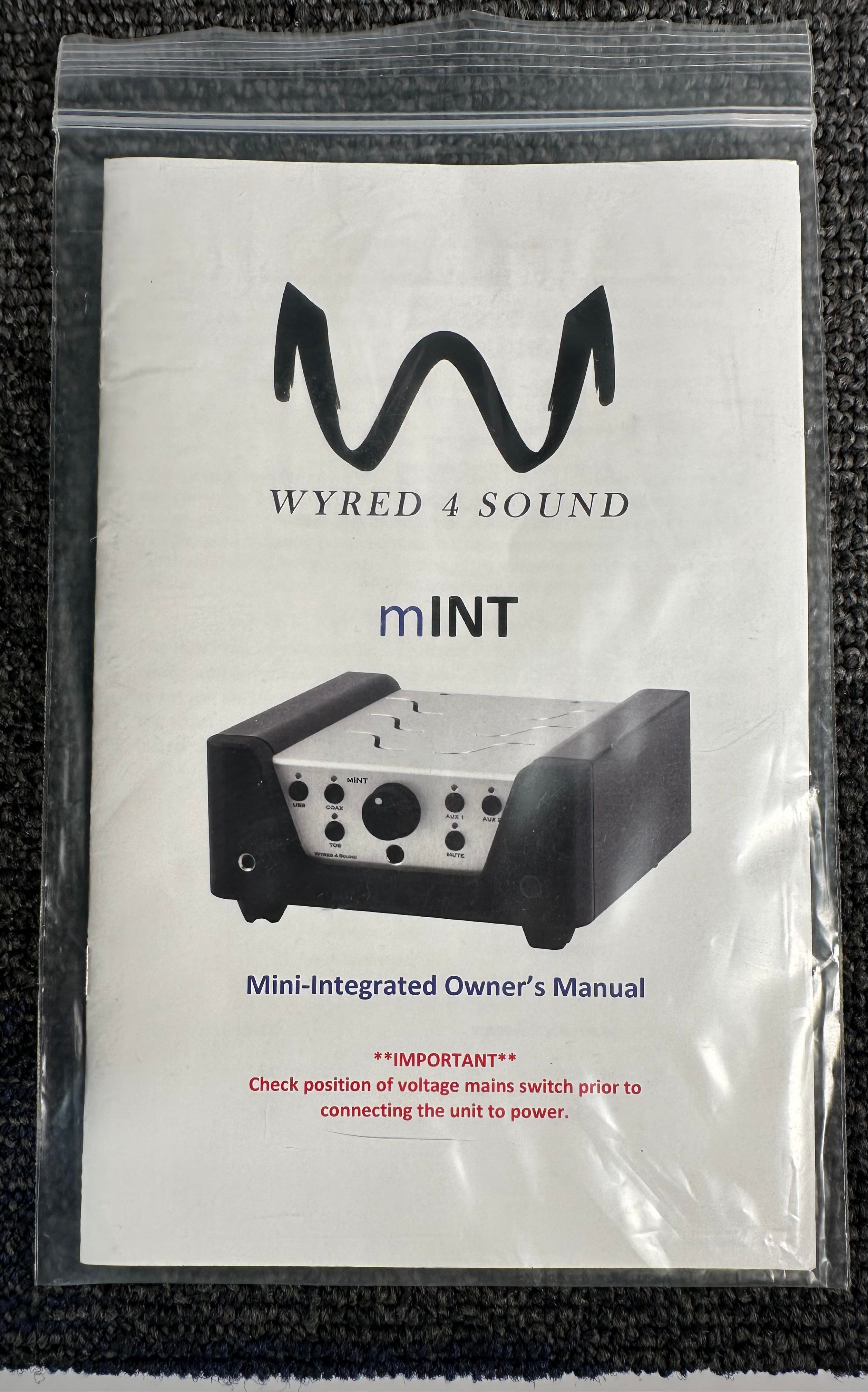 Wyred 4 Sound Mint Integrated Amp Factory Serviced