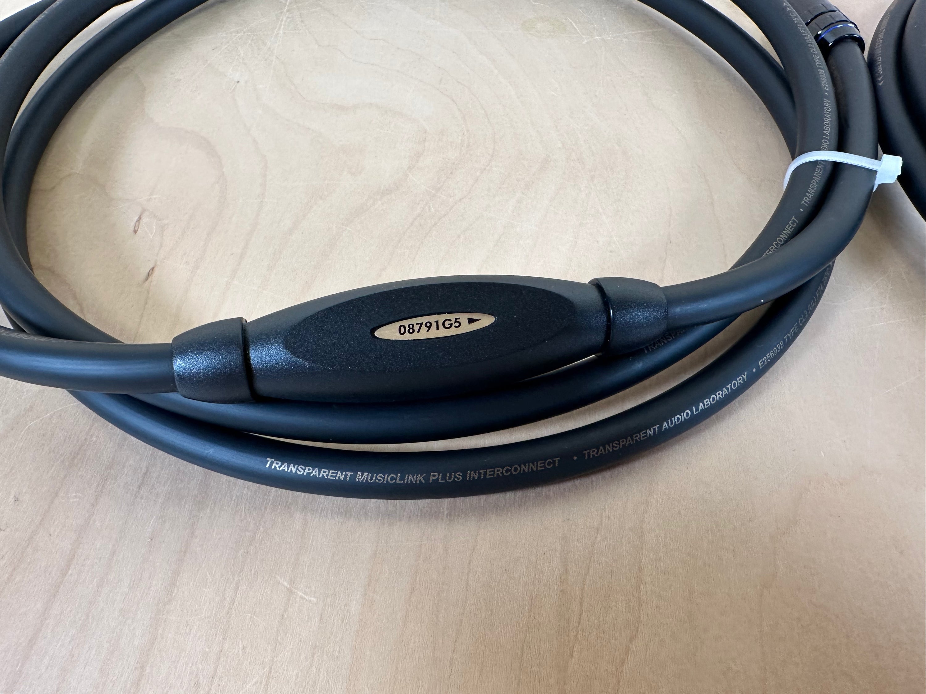 Transparent Audio Musiclink Plus Phono Gen 5 Interconnects 2 Meters RCA