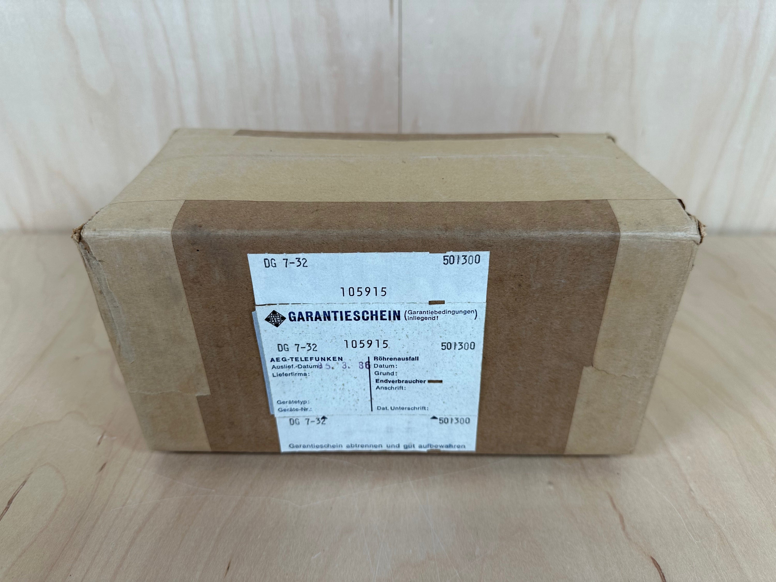 Telefunken DG 7-32 Vacuum Tube Sealed New In Box Old Stock