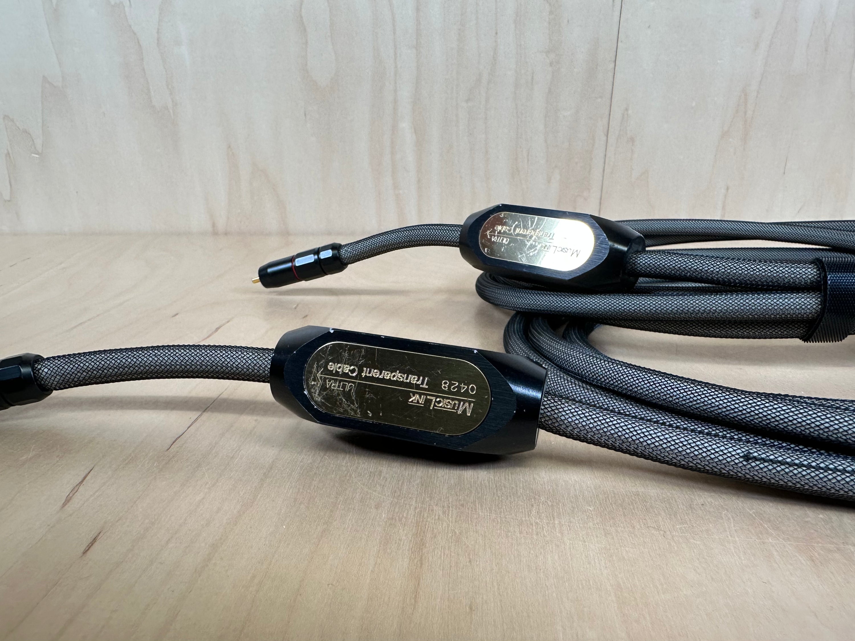 Transparent Audio MusicLink Ultra RCA Interconnects 2 Meters