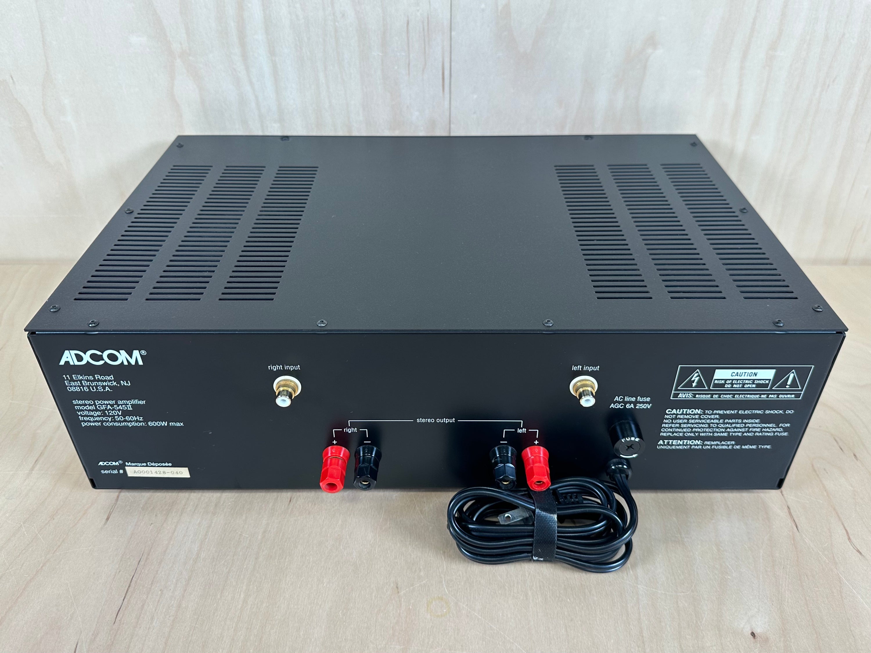 Adcom GFA-545 II Stereo Amplifier