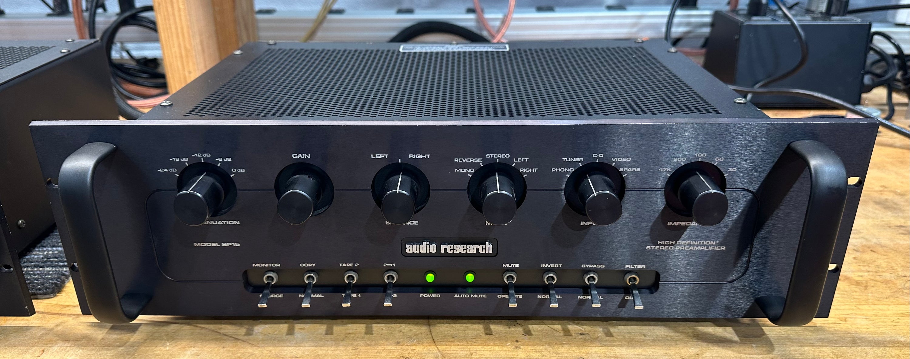 Audio Research SP15 Hybrid Tube Preamplifier w/External SP15PS Power Supply