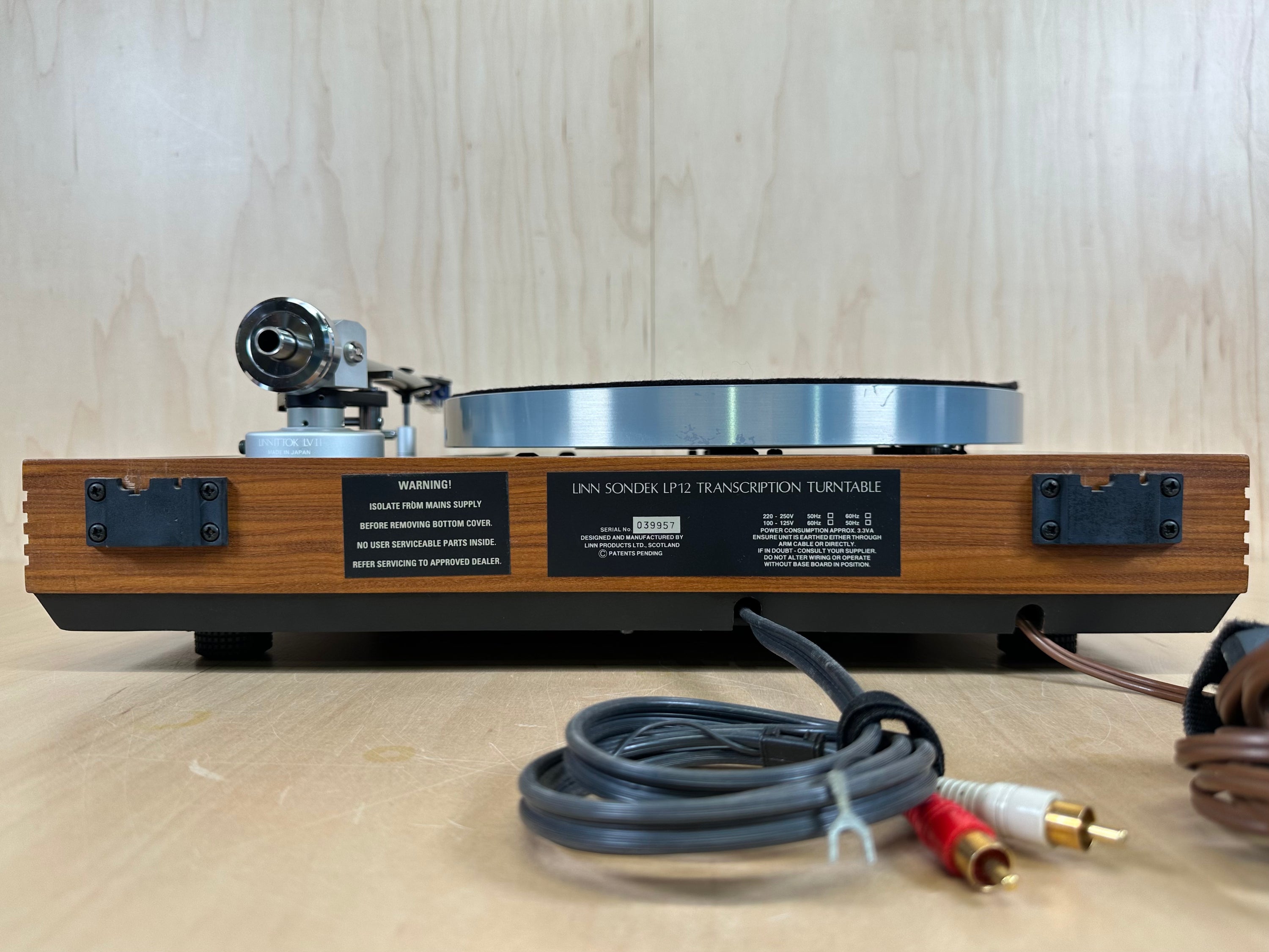 Linn LP12 Turntable w/Linn Ittok LV II Serviced