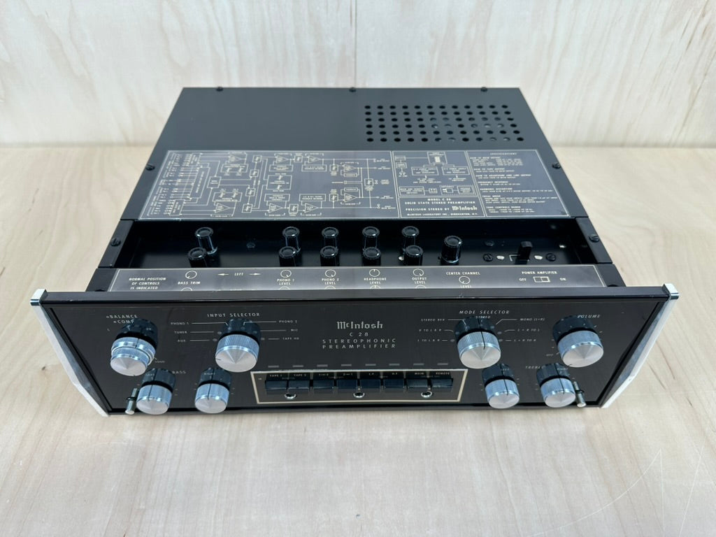 Mcintosh C28 Preamplifier Serviced w/New Factory Box